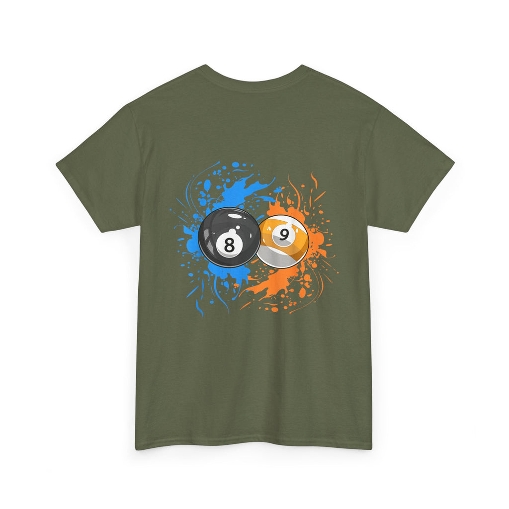 8 & 9 Ball Splash Pool Player T-Shirt