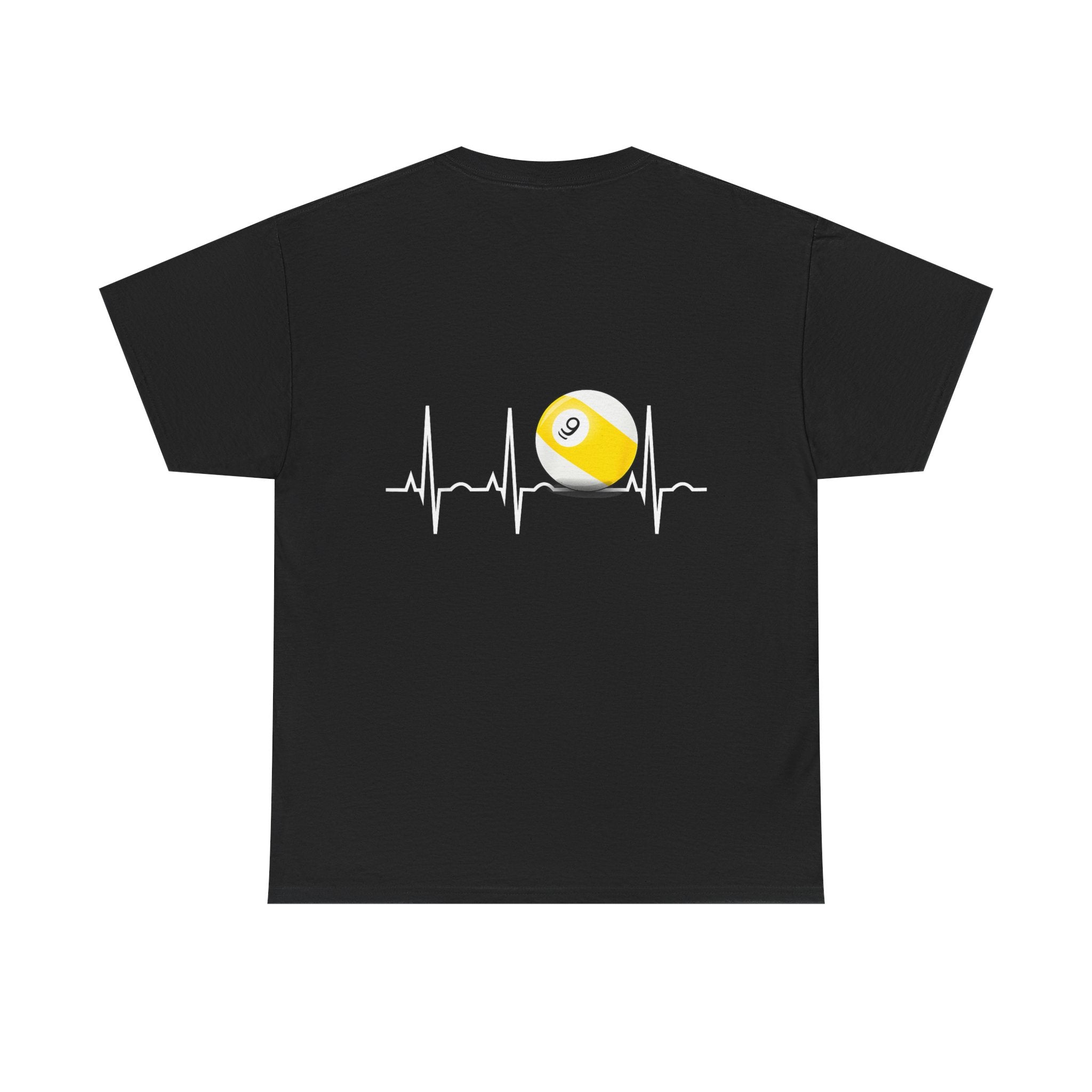 9 Ball World Heart Beat Billiards T-Shirt