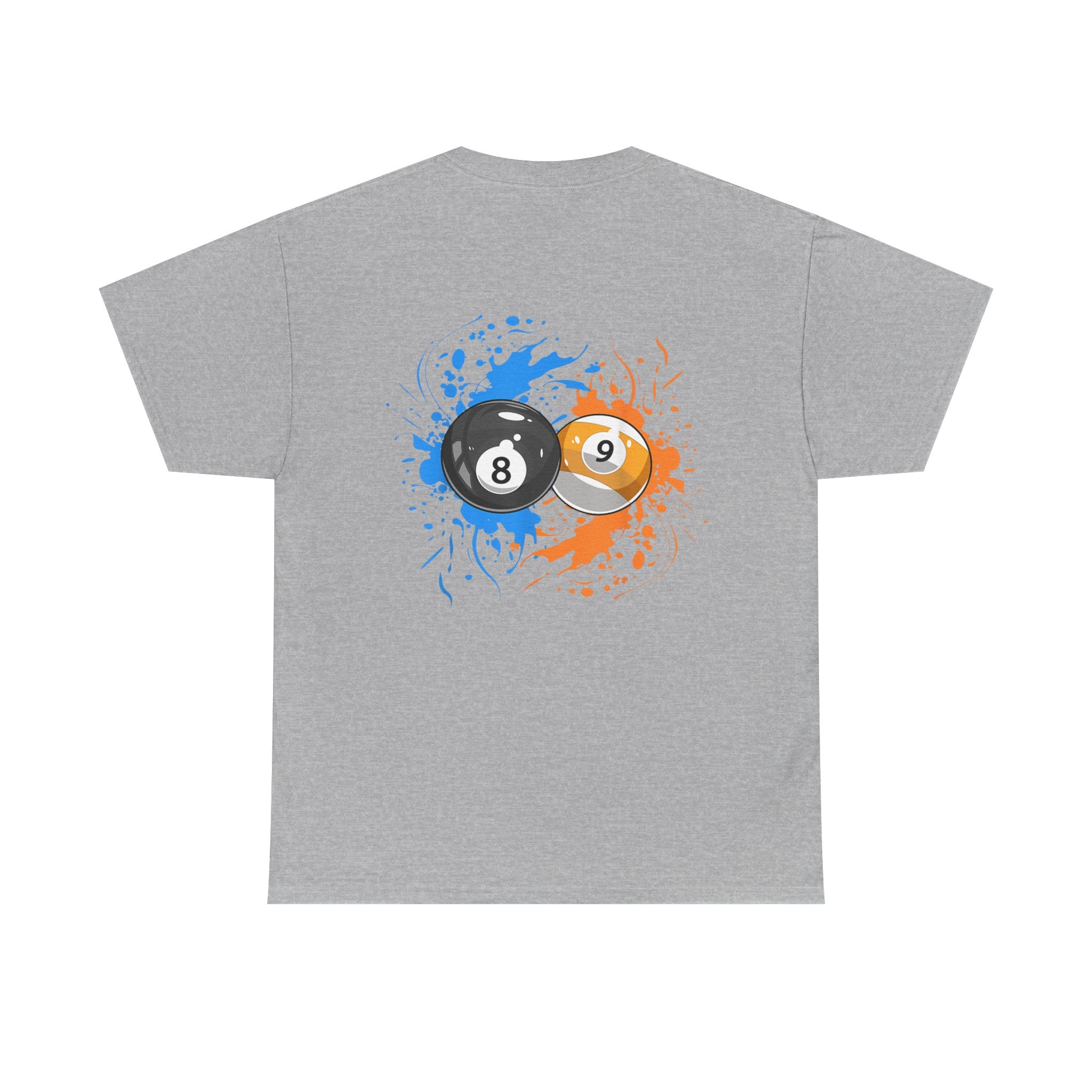 8 & 9 Ball Splash Pool Player T-Shirt