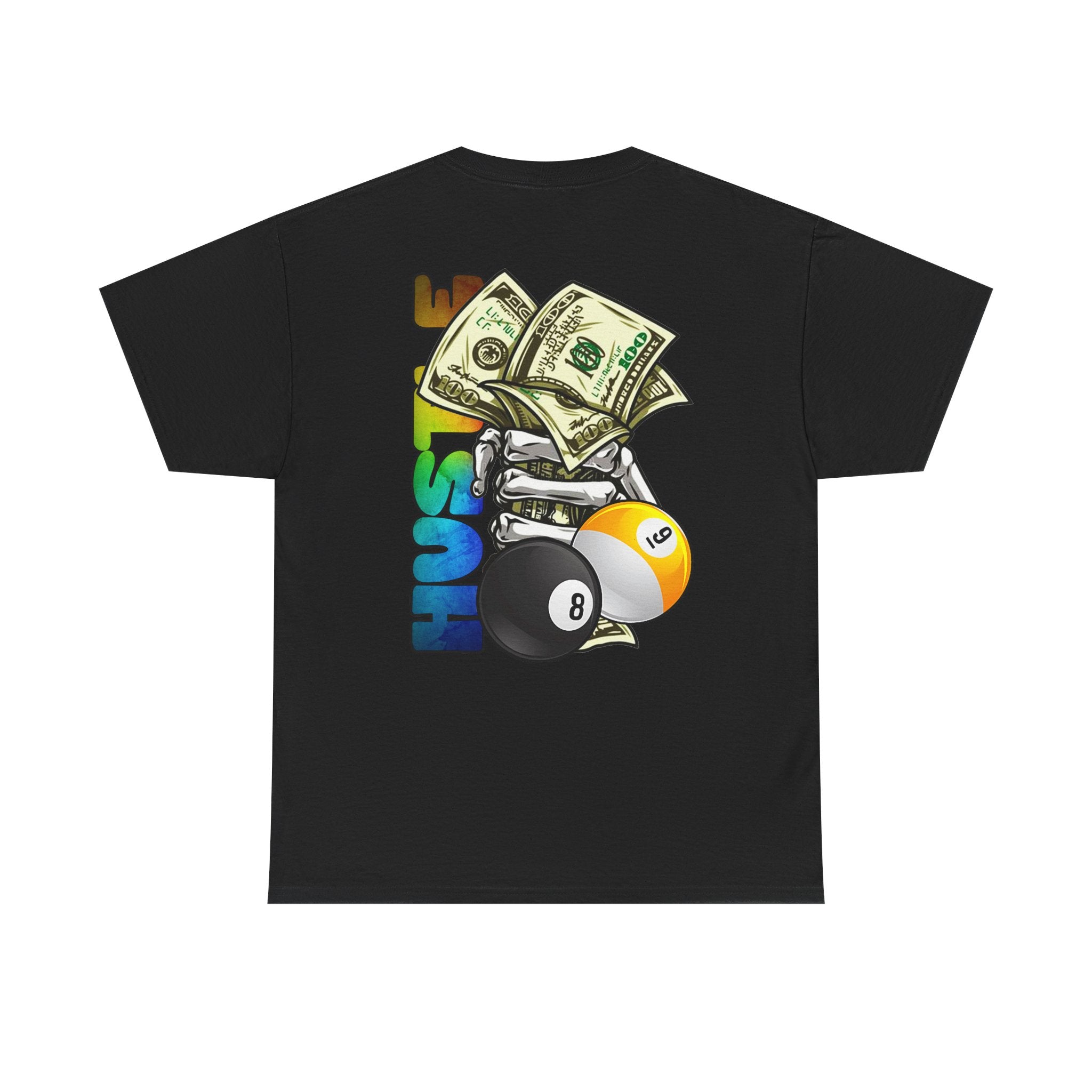 Hustle Money Billiards Tee — Pool Player Hustle Shirt