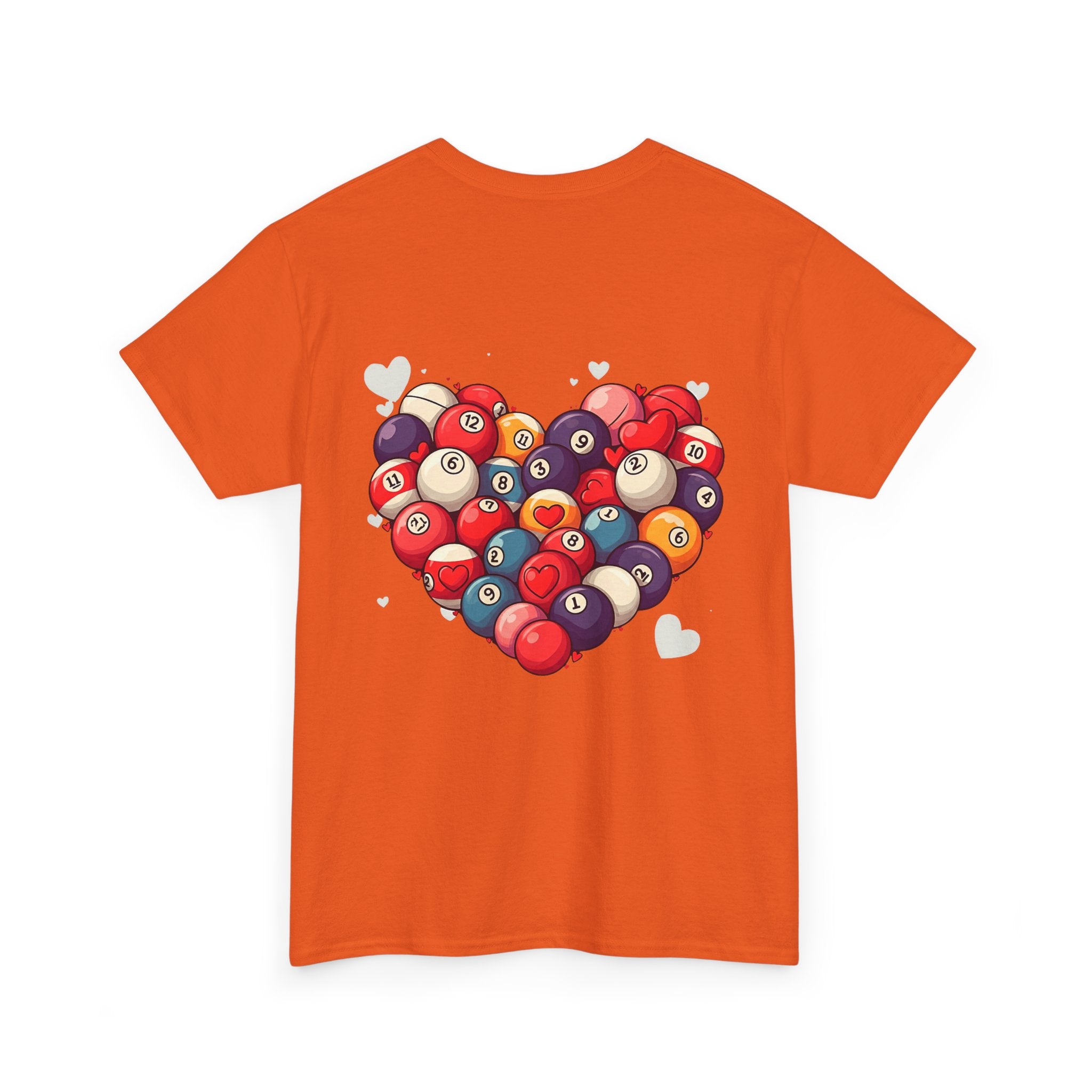 Billiards Heart T-Shirt — Love Pool Graphic Tee