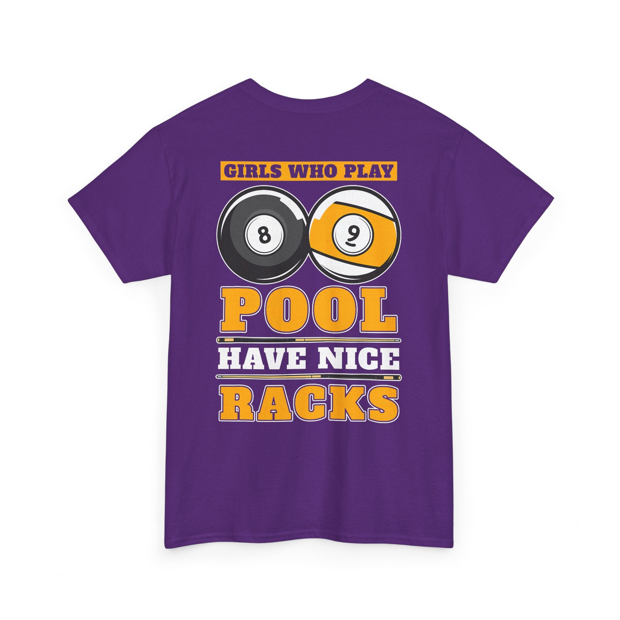 Girls Who Play Pool Racks Graphic T-Shirt