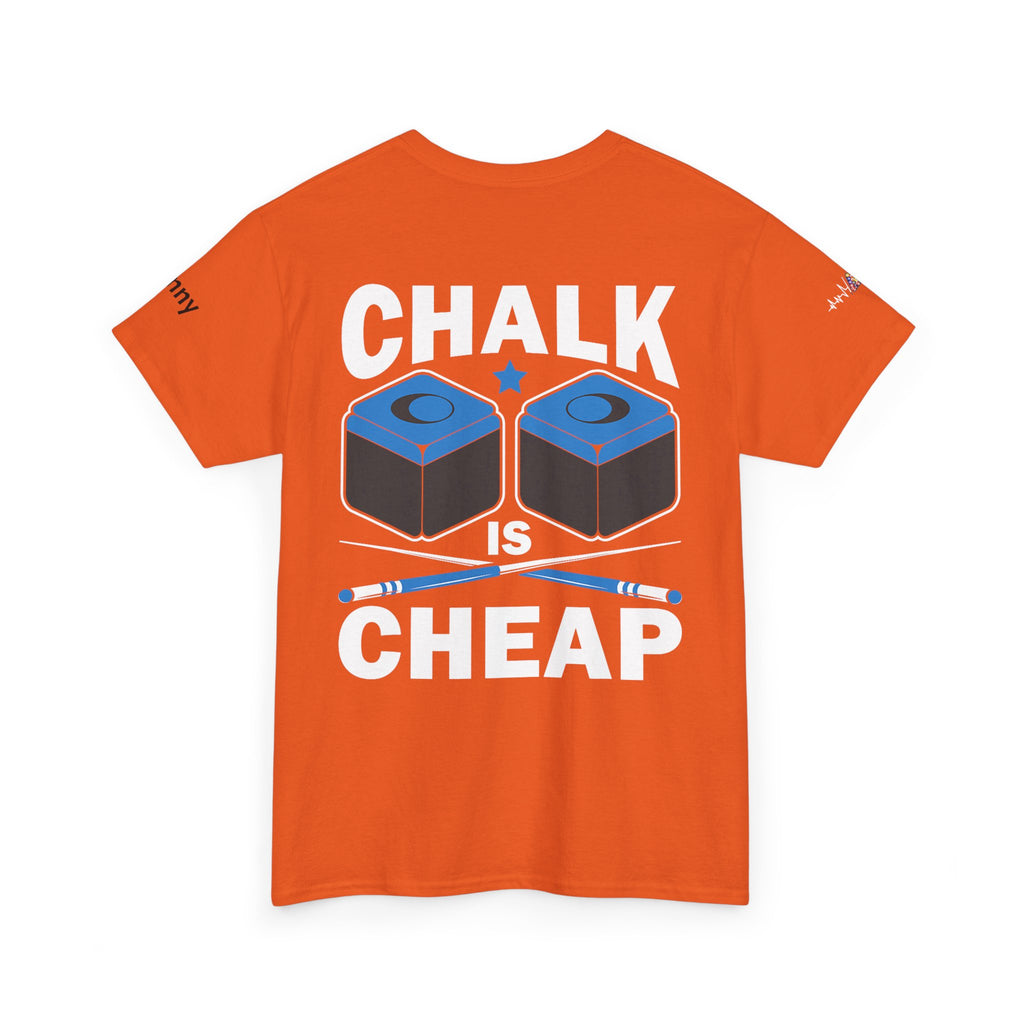 Chalk Is Cheap Billiards Tee — Pool Player Graphic T-Shirt
