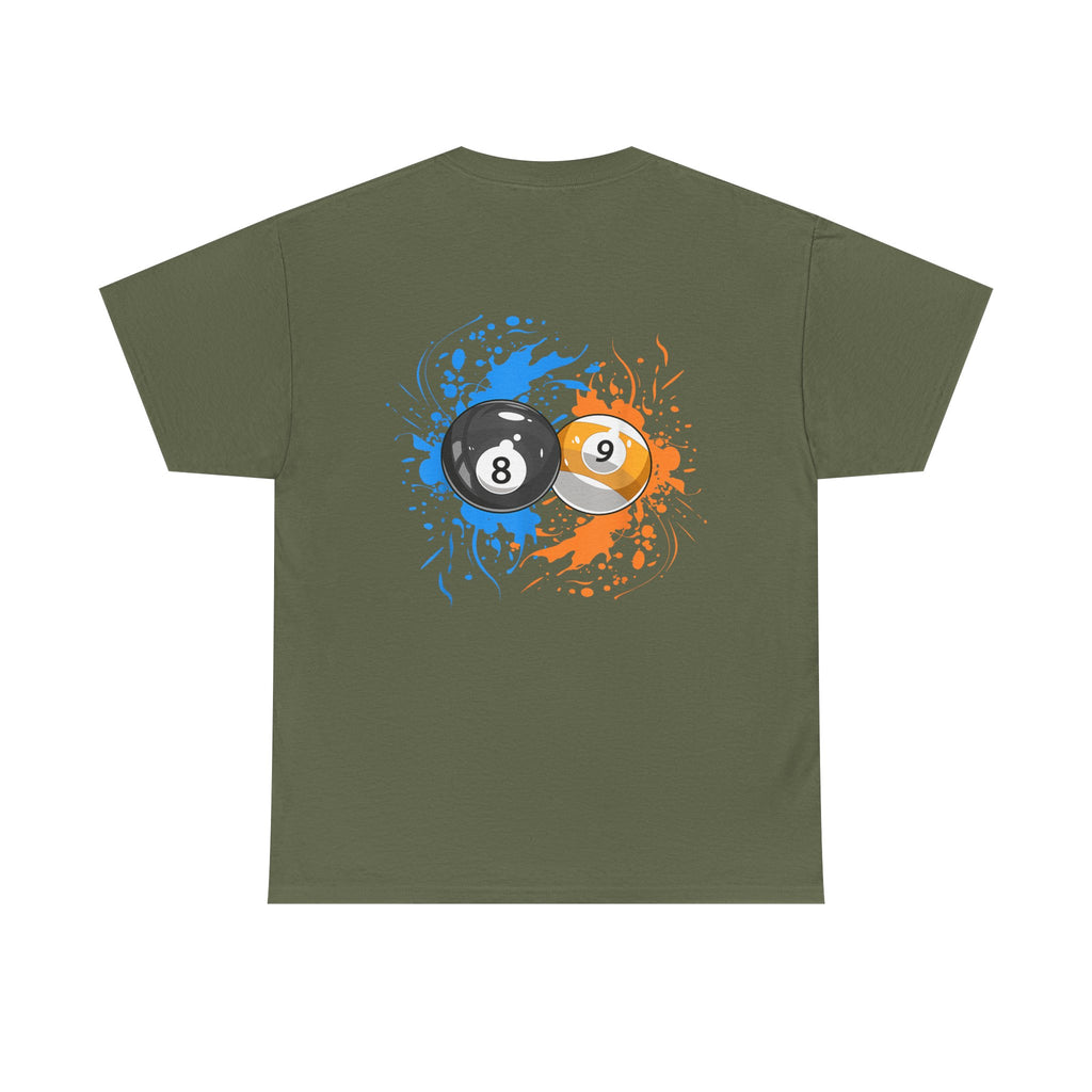8 & 9 Ball Splash Pool Player T-Shirt
