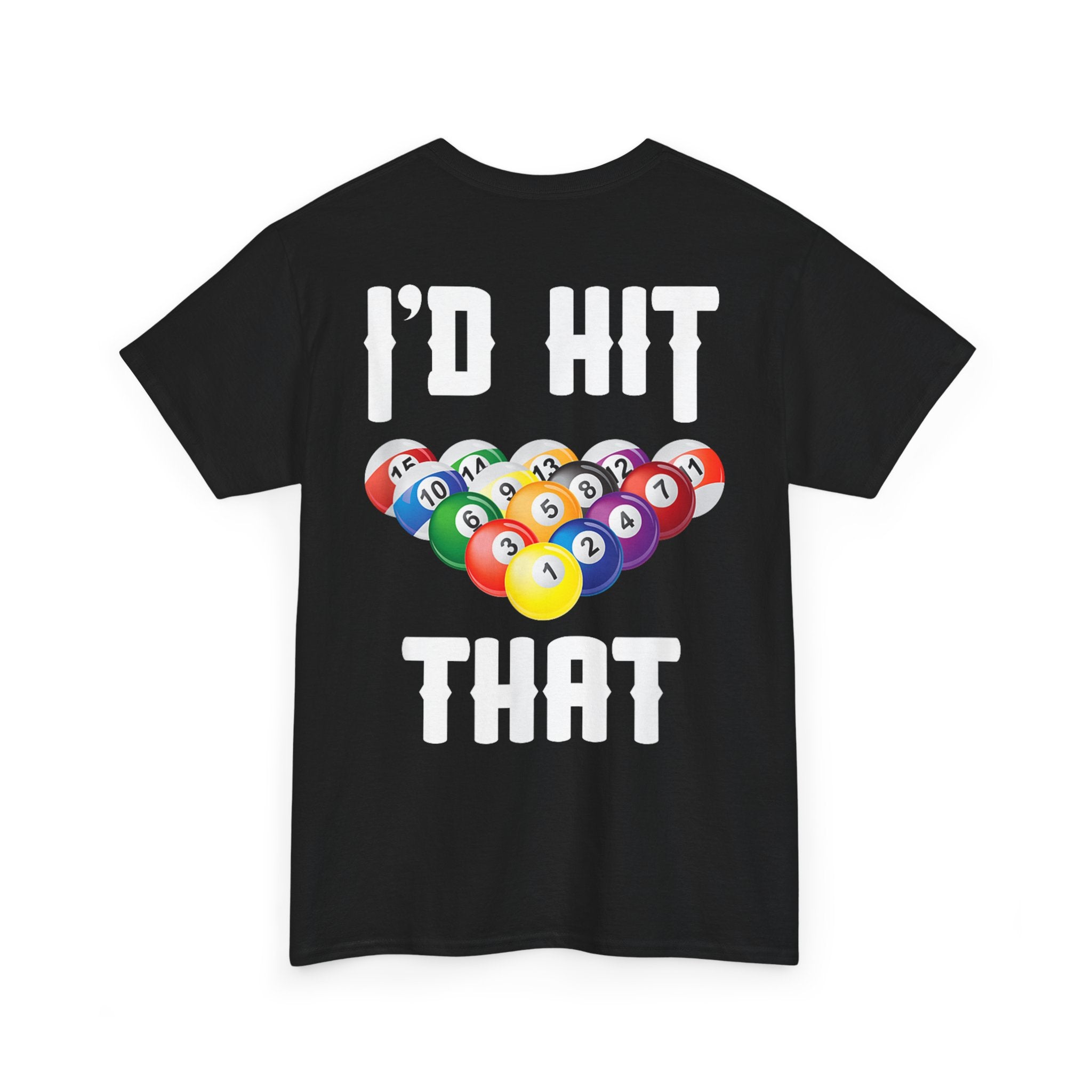 Billiards Triangle Tee — Pool Ball Rack Graphic T-Shirt
