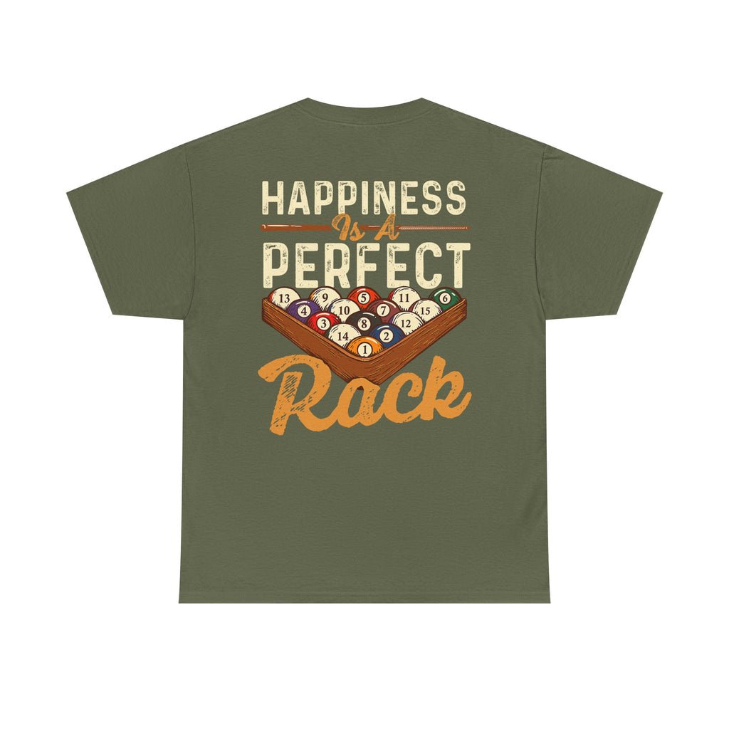 Happiness Is A Perfect Rack Billiards T-Shirt