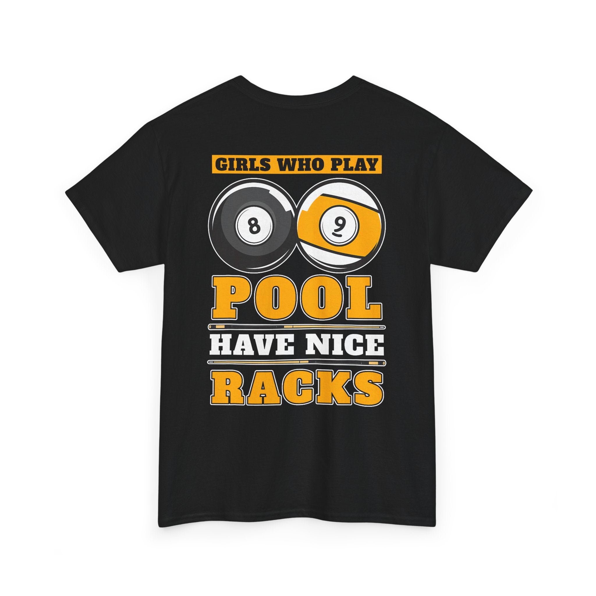 Girls Who Play Pool Racks Graphic T-Shirt