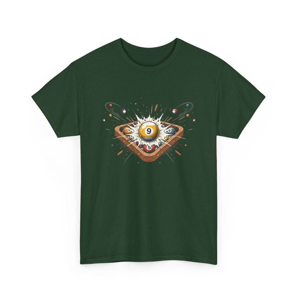 Billiards 9-Ball Vintage Planchette T-Shirt – Retro Pool Graphic Tee