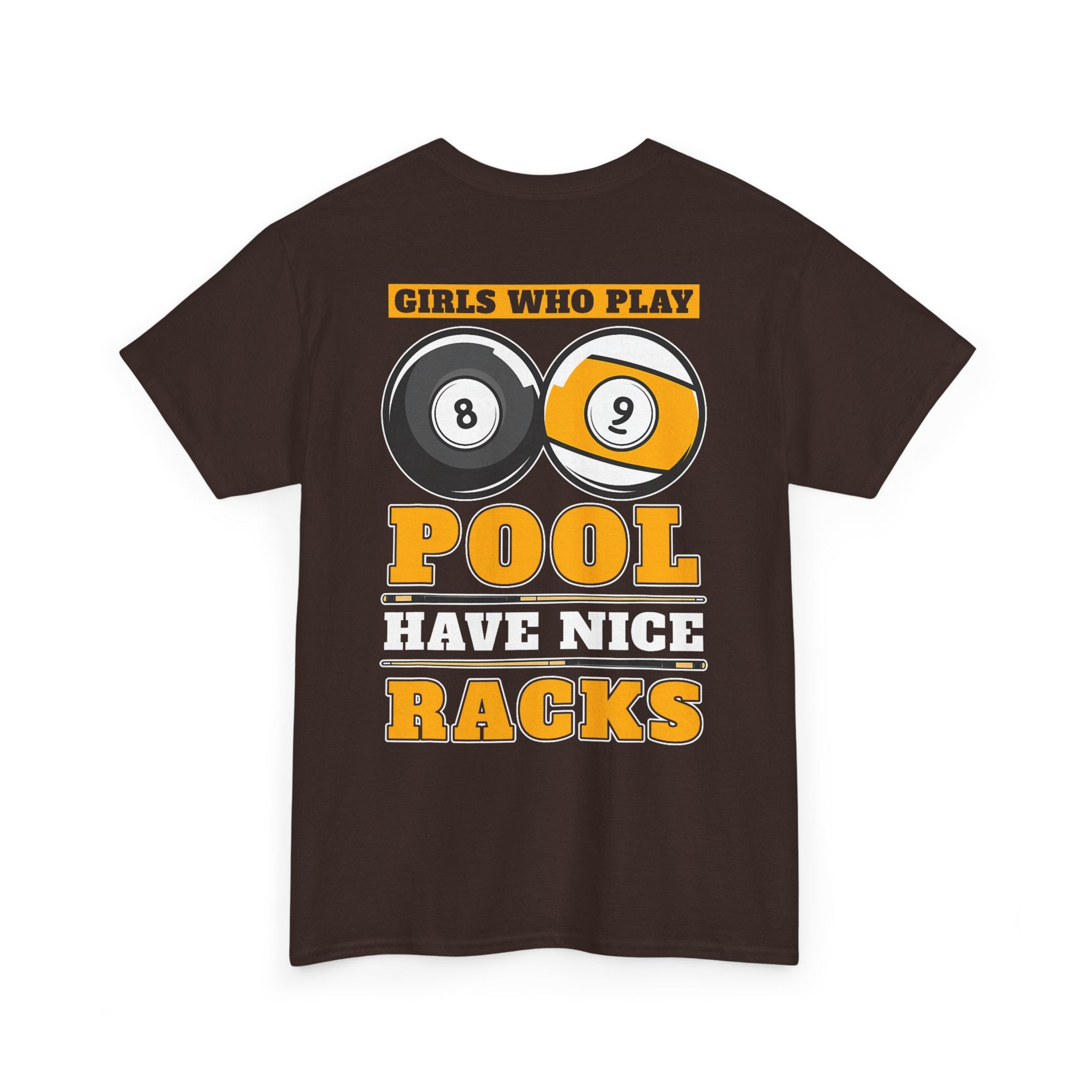Girls Who Play Pool Racks Graphic T-Shirt
