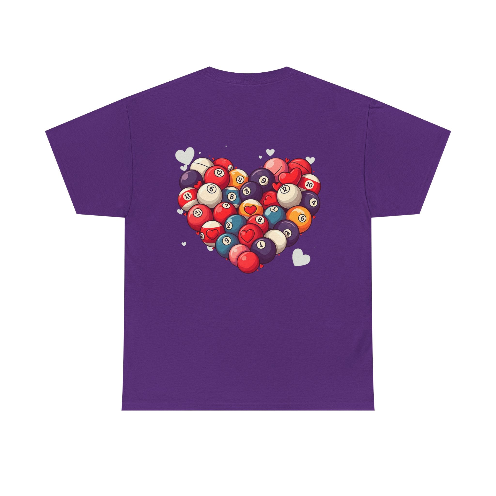 Billiards Heart T-Shirt — Love Pool Graphic Tee