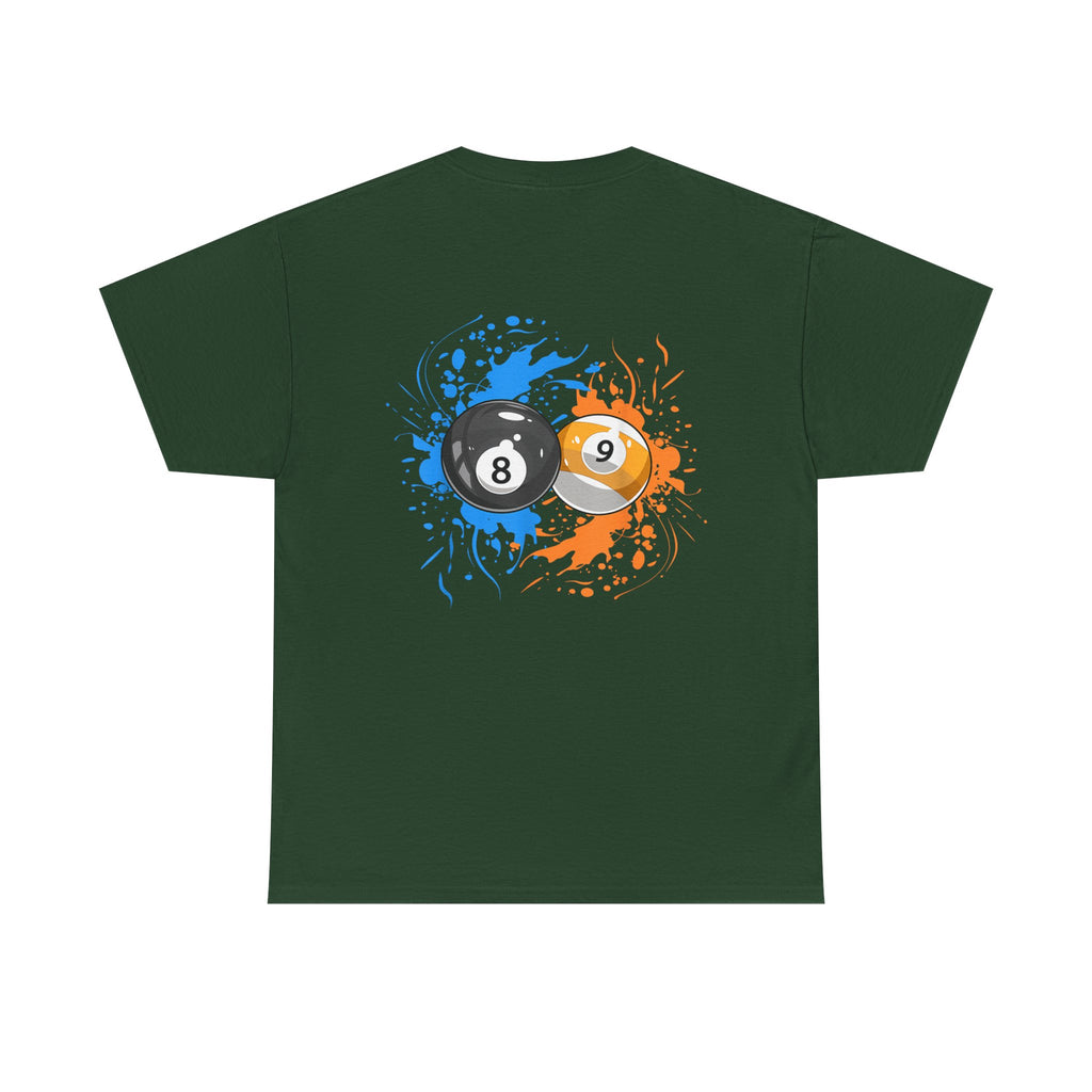 8 & 9 Ball Splash Pool Player T-Shirt