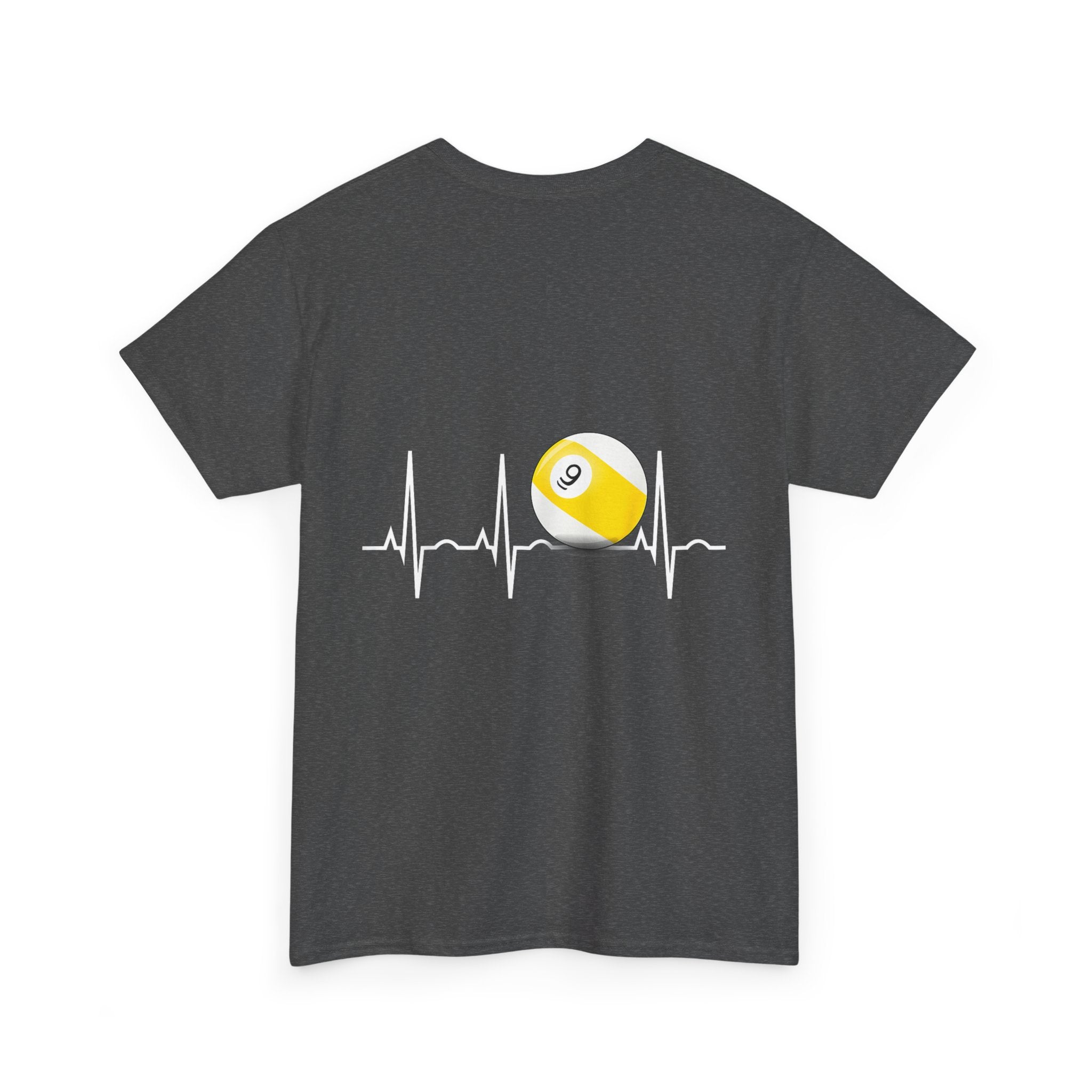 9 Ball World Heart Beat Billiards T-Shirt
