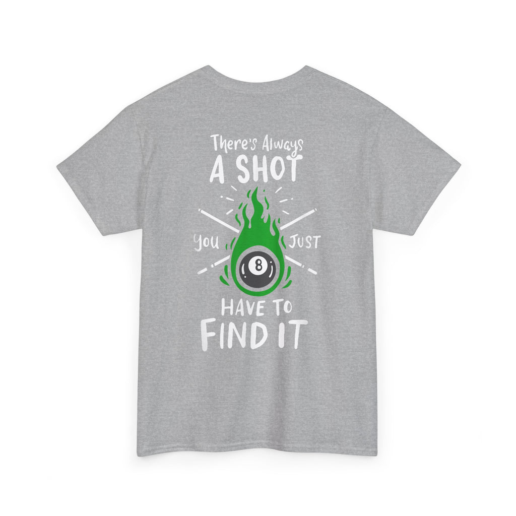 Flaming 8-Ball Tee — Billiards Pool Shirt