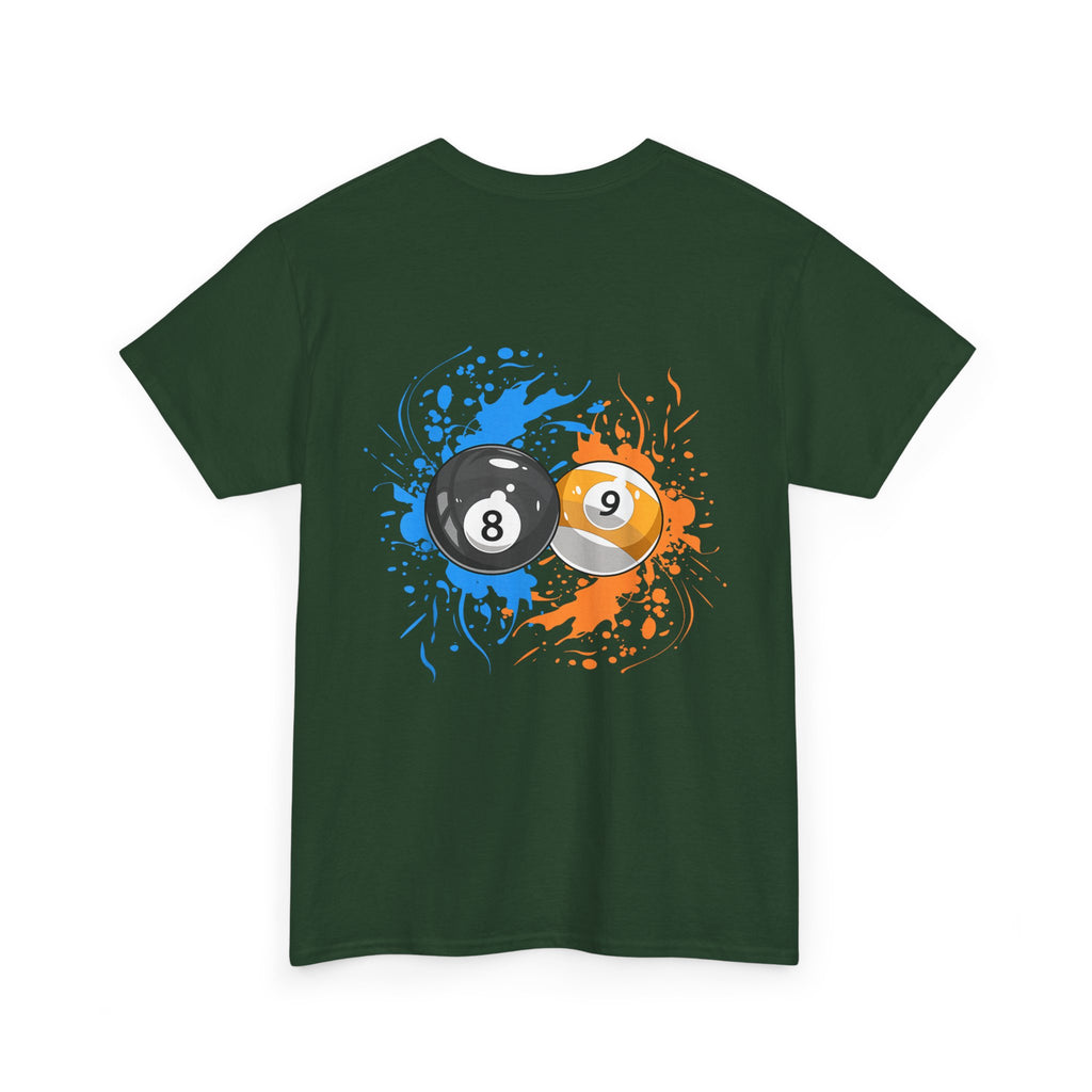 8 & 9 Ball Splash Pool Player T-Shirt