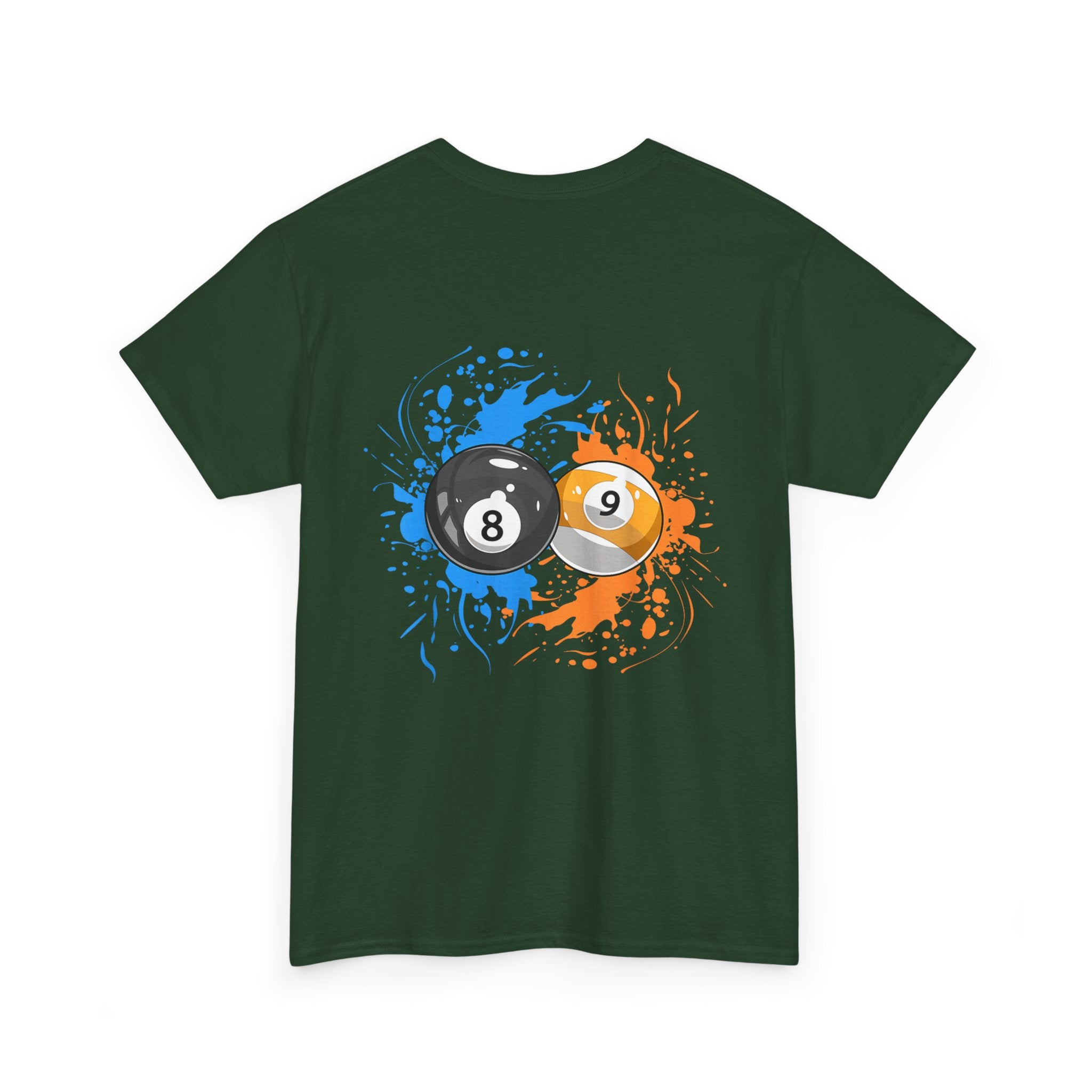 8 & 9 Ball Splash Pool Player T-Shirt
