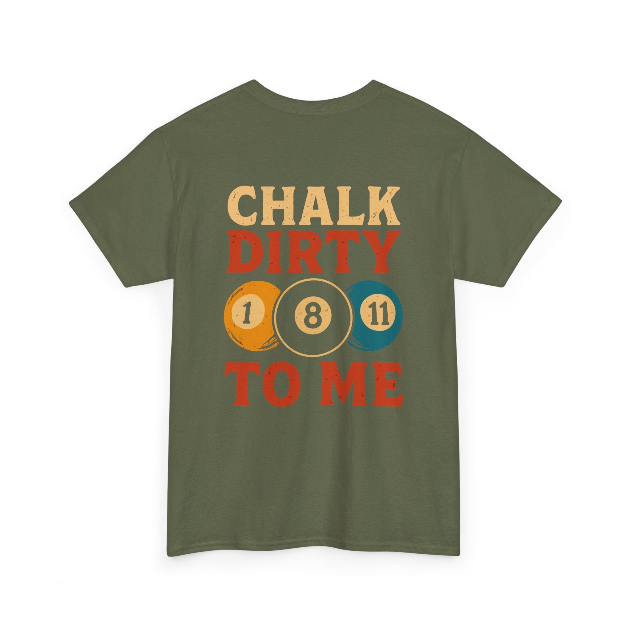 Billiards Flag Pool Cue & Balls Graphic Tee — Pool Player Vintage Flag T-Shirt