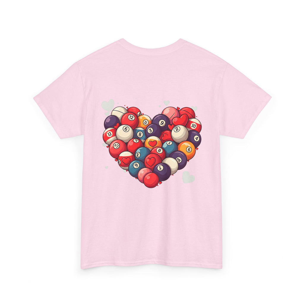 Billiards Heart T-Shirt — Love Pool Graphic Tee