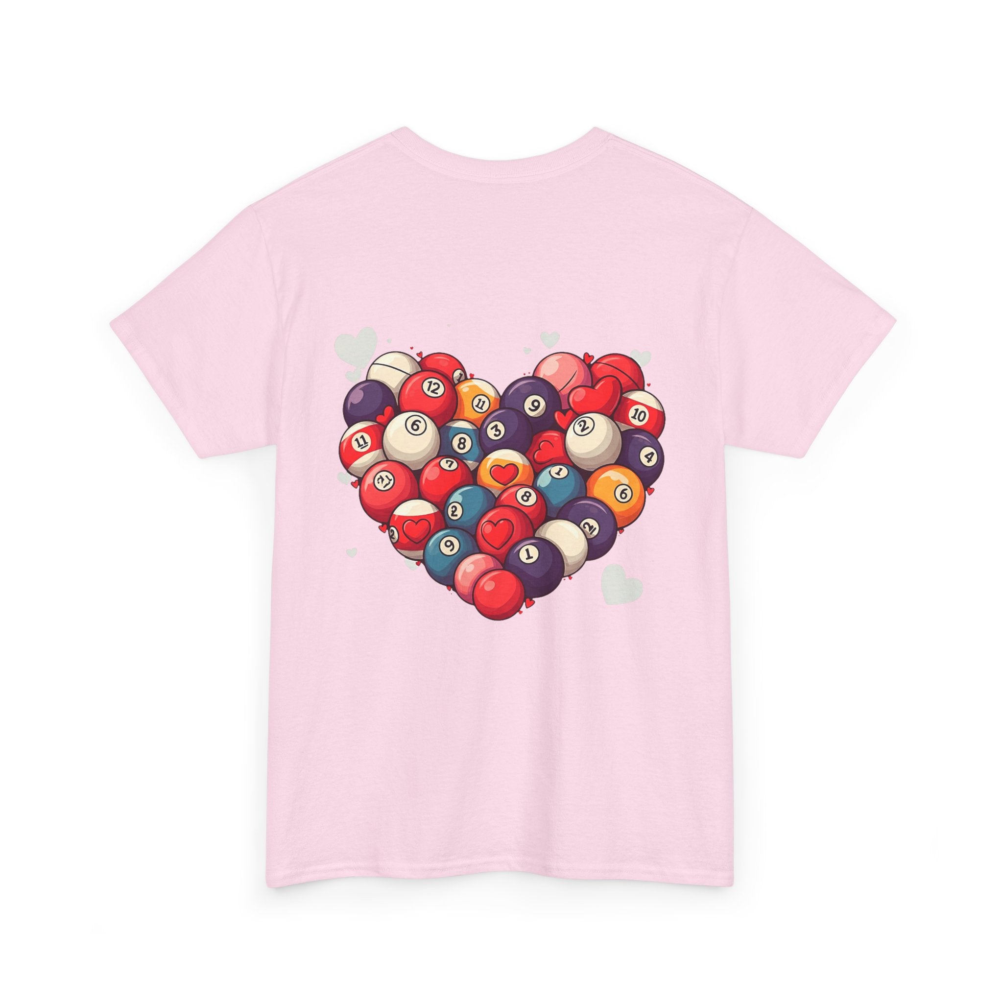 Billiards Heart T-Shirt — Love Pool Graphic Tee