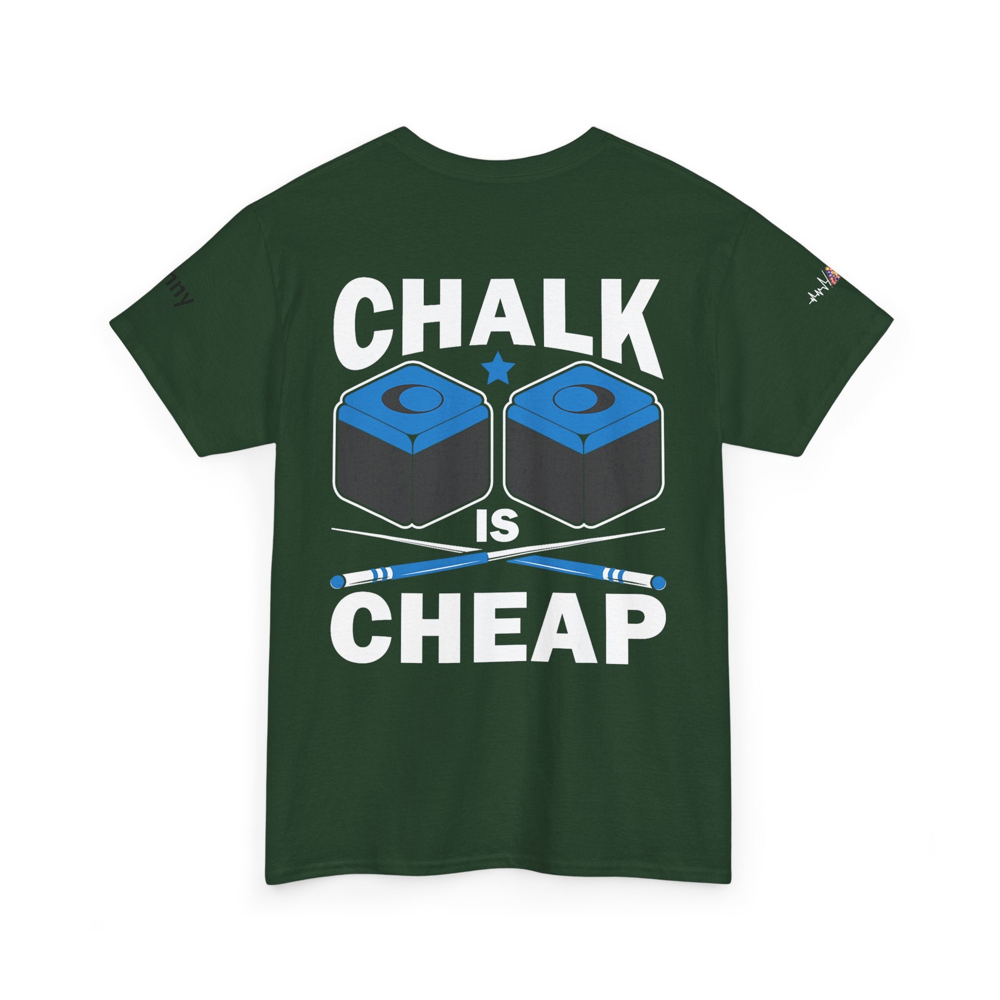 Chalk Is Cheap Billiards Tee — Pool Player Graphic T-Shirt