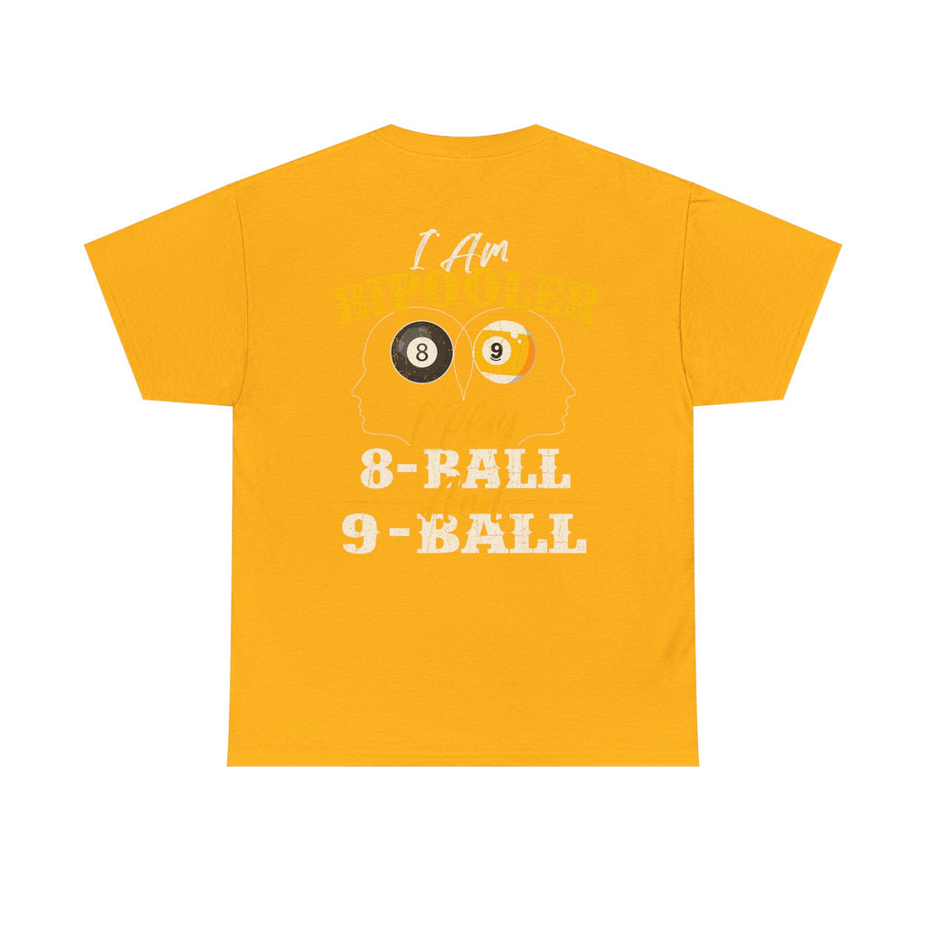 Billiards Tee — '8-Ball & 9-Ball' Pool Player T-Shirt
