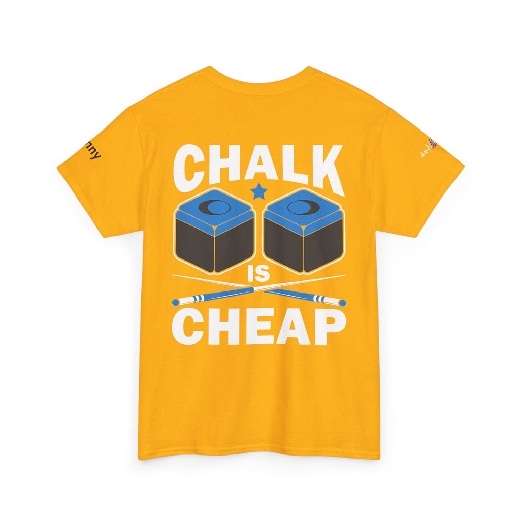 Chalk Is Cheap Billiards Tee — Pool Player Graphic T-Shirt