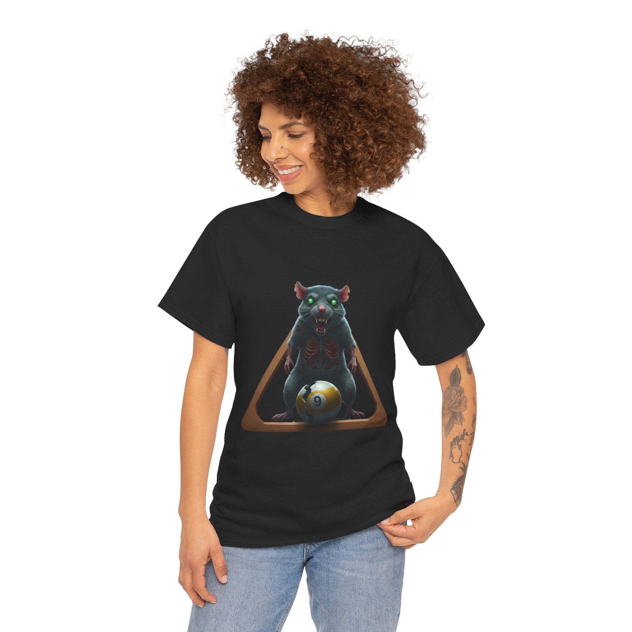 Nine-Ball Killing Zombie Rat T-Shirt