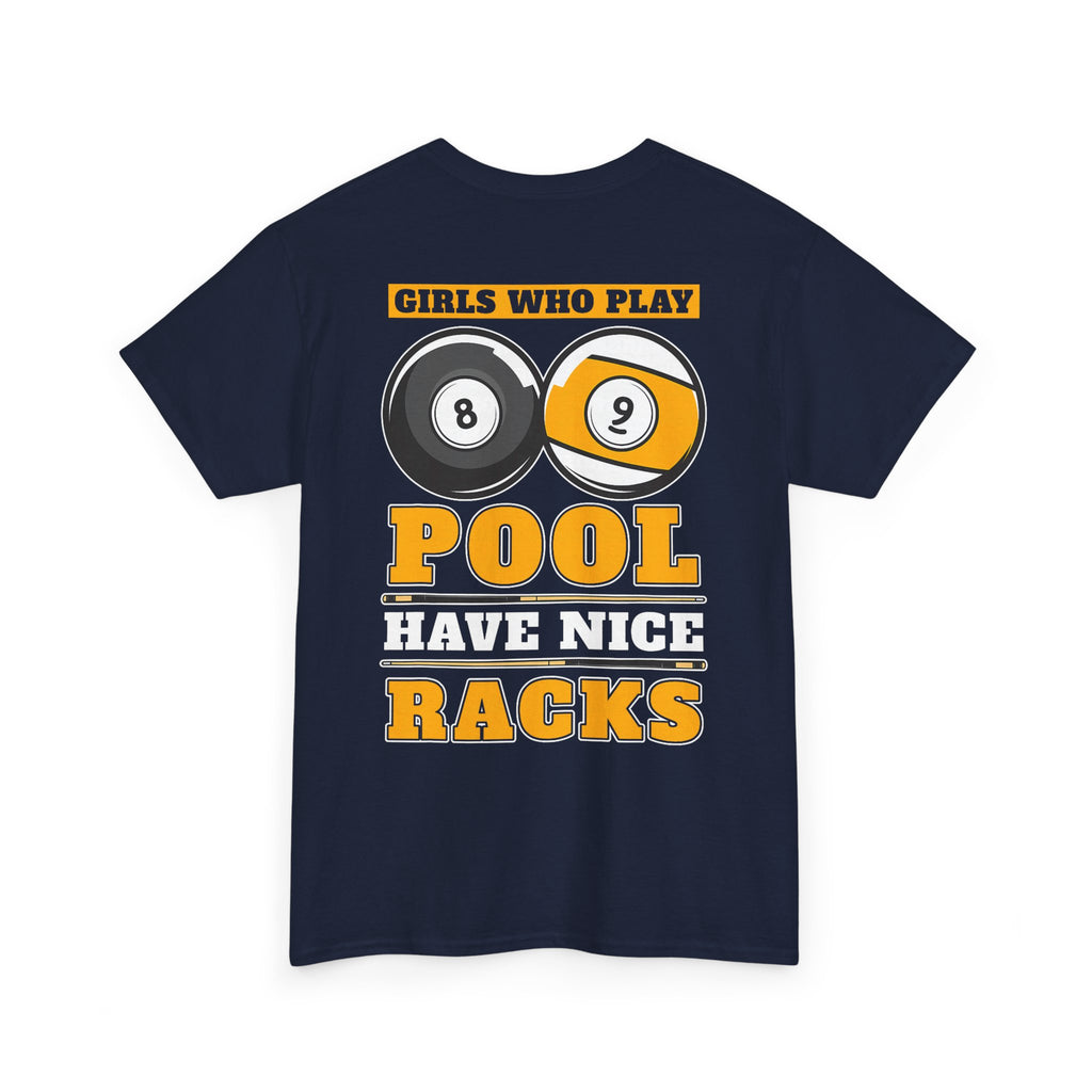 Girls Who Play Pool Racks Graphic T-Shirt