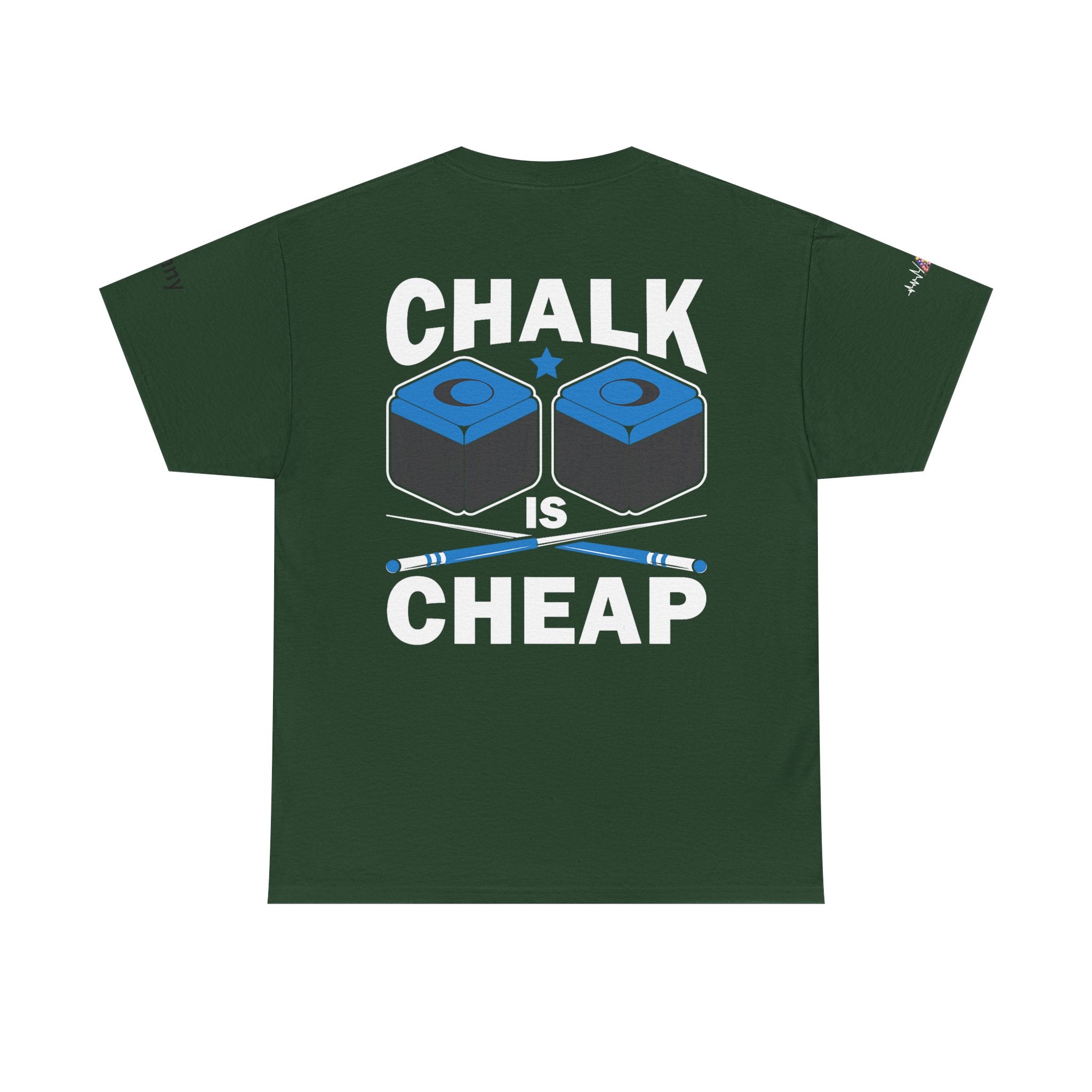 Chalk Is Cheap Billiards Tee — Pool Player Graphic T-Shirt