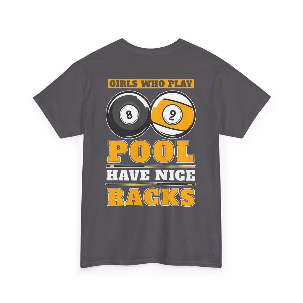 Girls Who Play Pool Racks Graphic T-Shirt