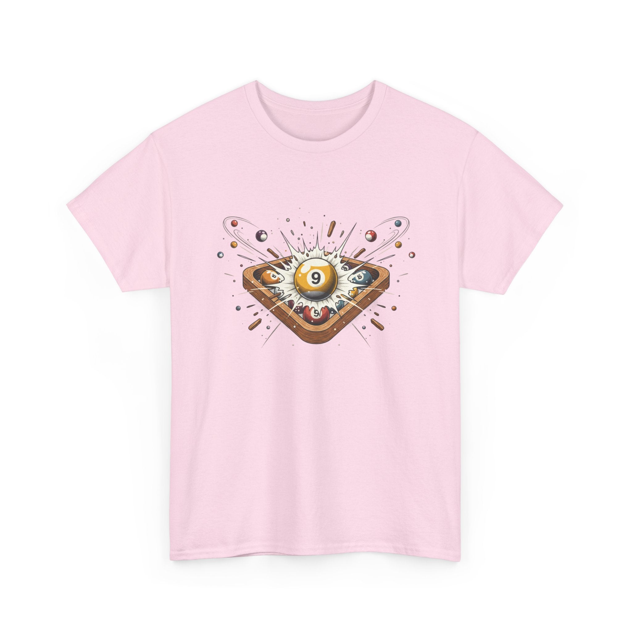 Billiards 9-Ball Vintage Planchette T-Shirt – Retro Pool Graphic Tee