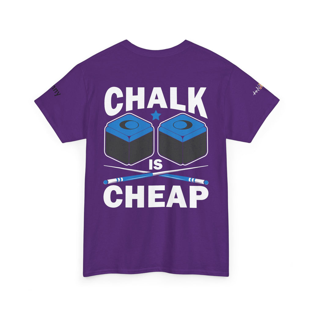 Chalk Is Cheap Billiards Tee — Pool Player Graphic T-Shirt