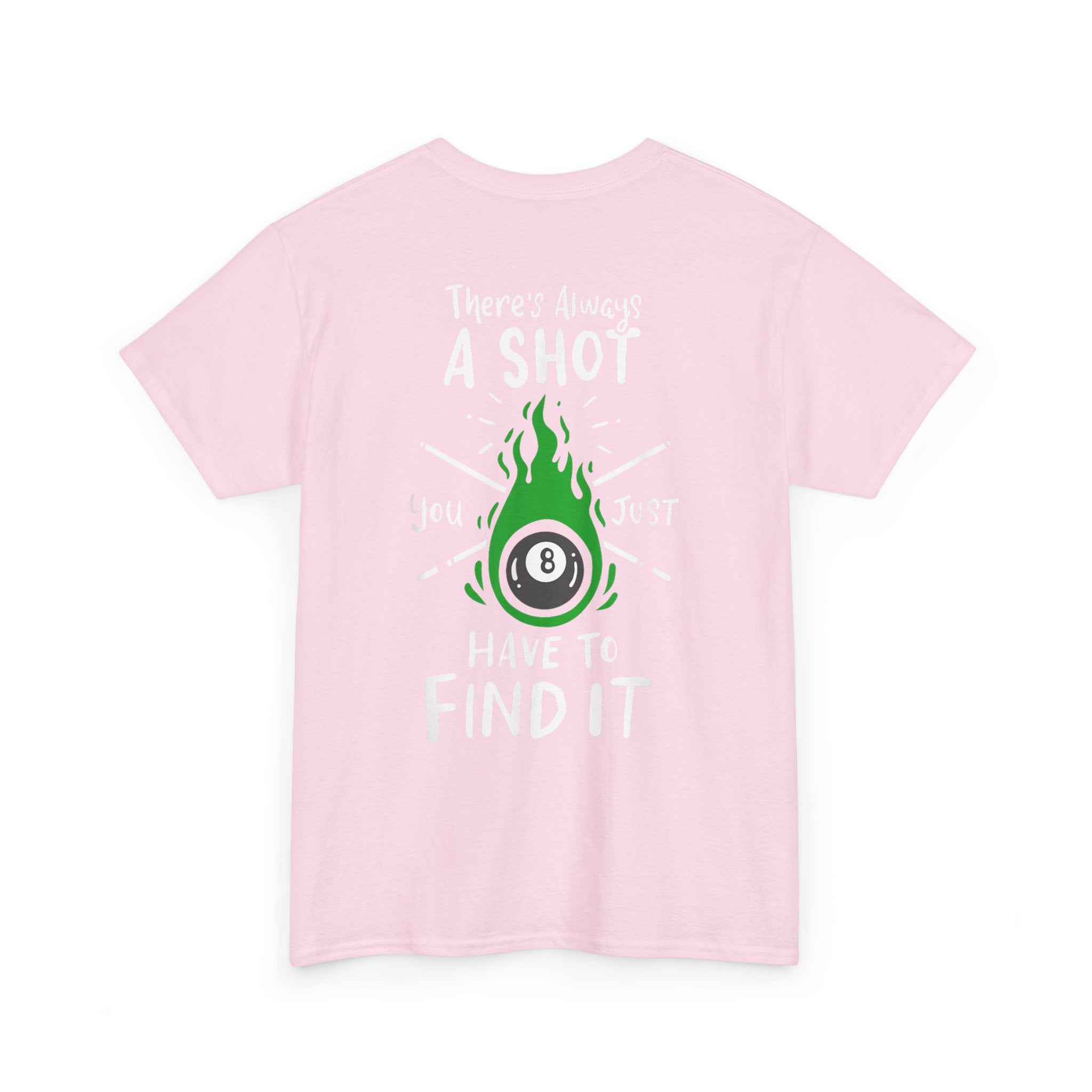 Flaming 8-Ball Tee — Billiards Pool Shirt