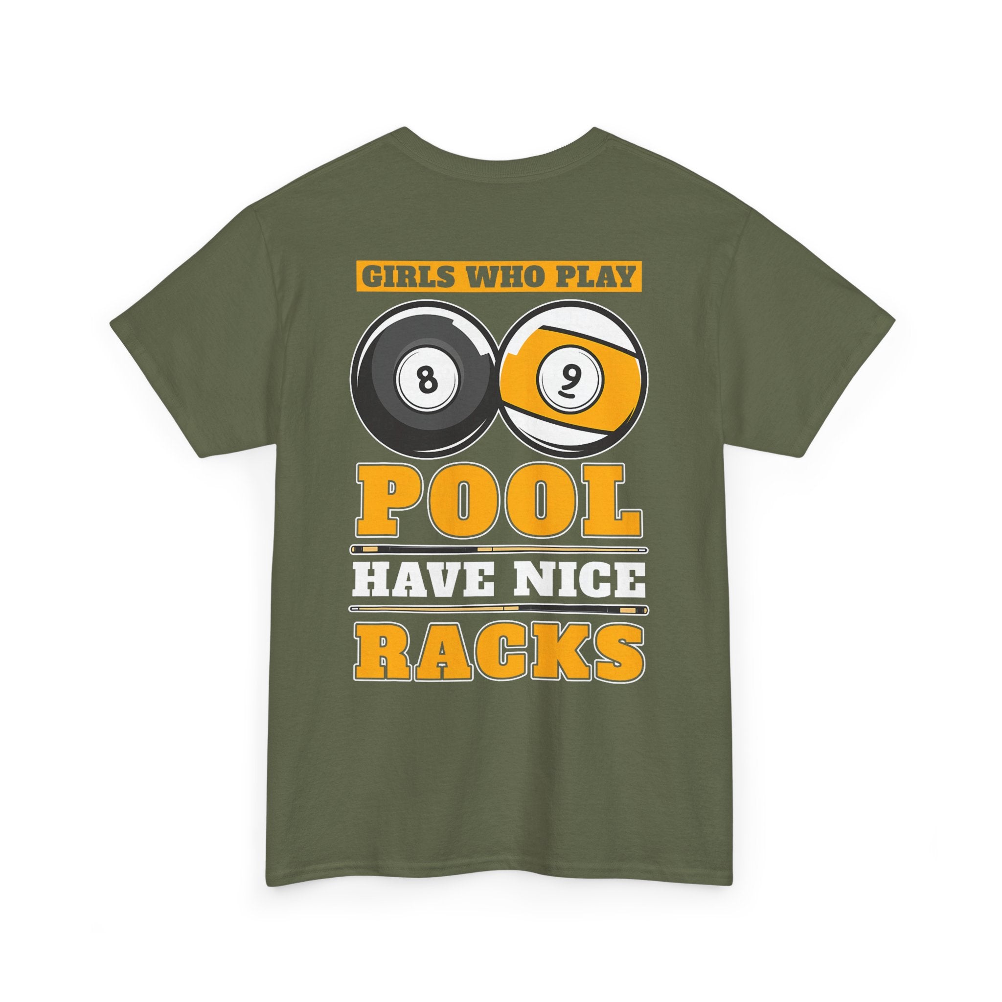 Girls Who Play Pool Racks Graphic T-Shirt