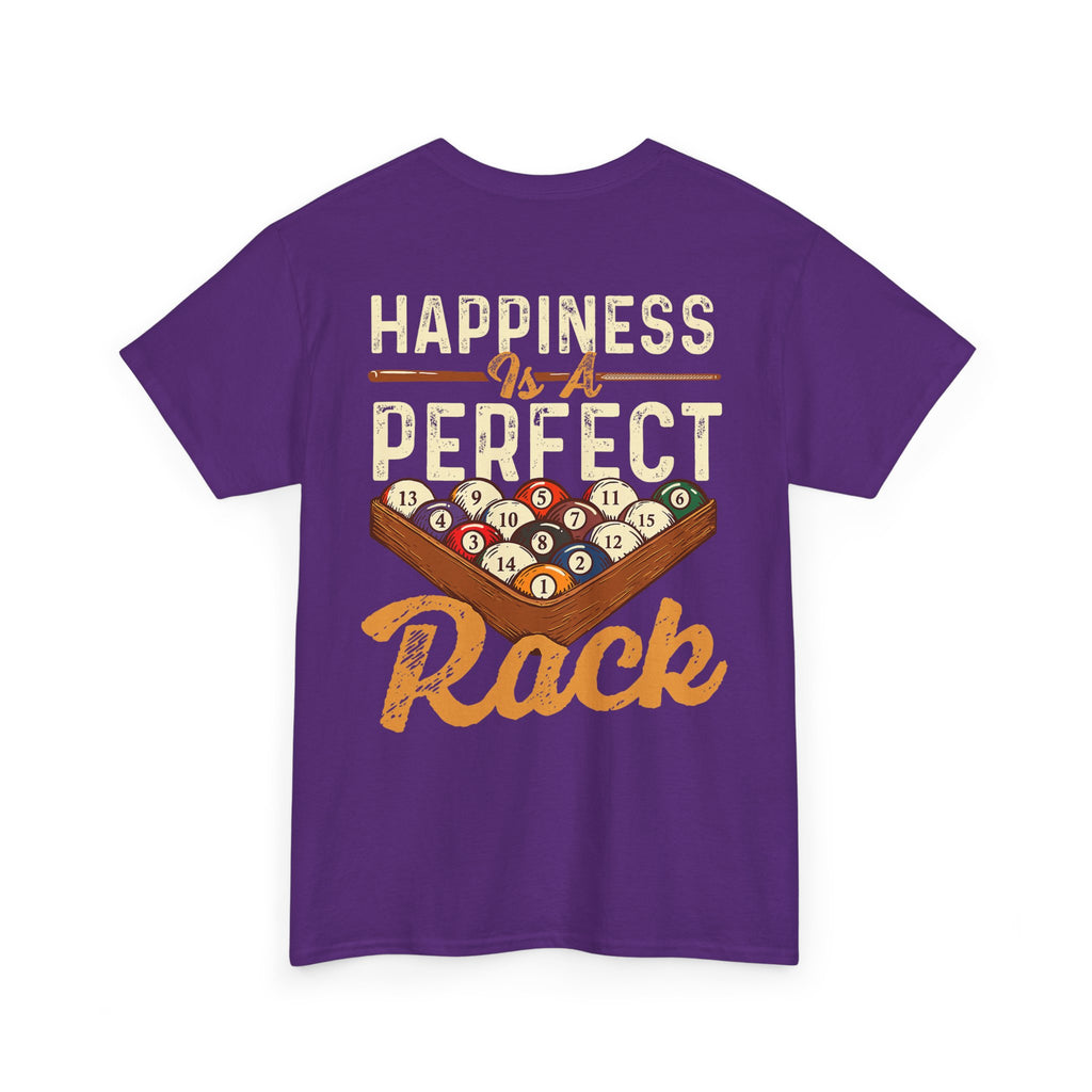 Happiness Is A Perfect Rack Billiards T-Shirt