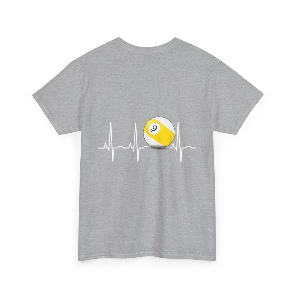 9 Ball World Heart Beat Billiards T-Shirt