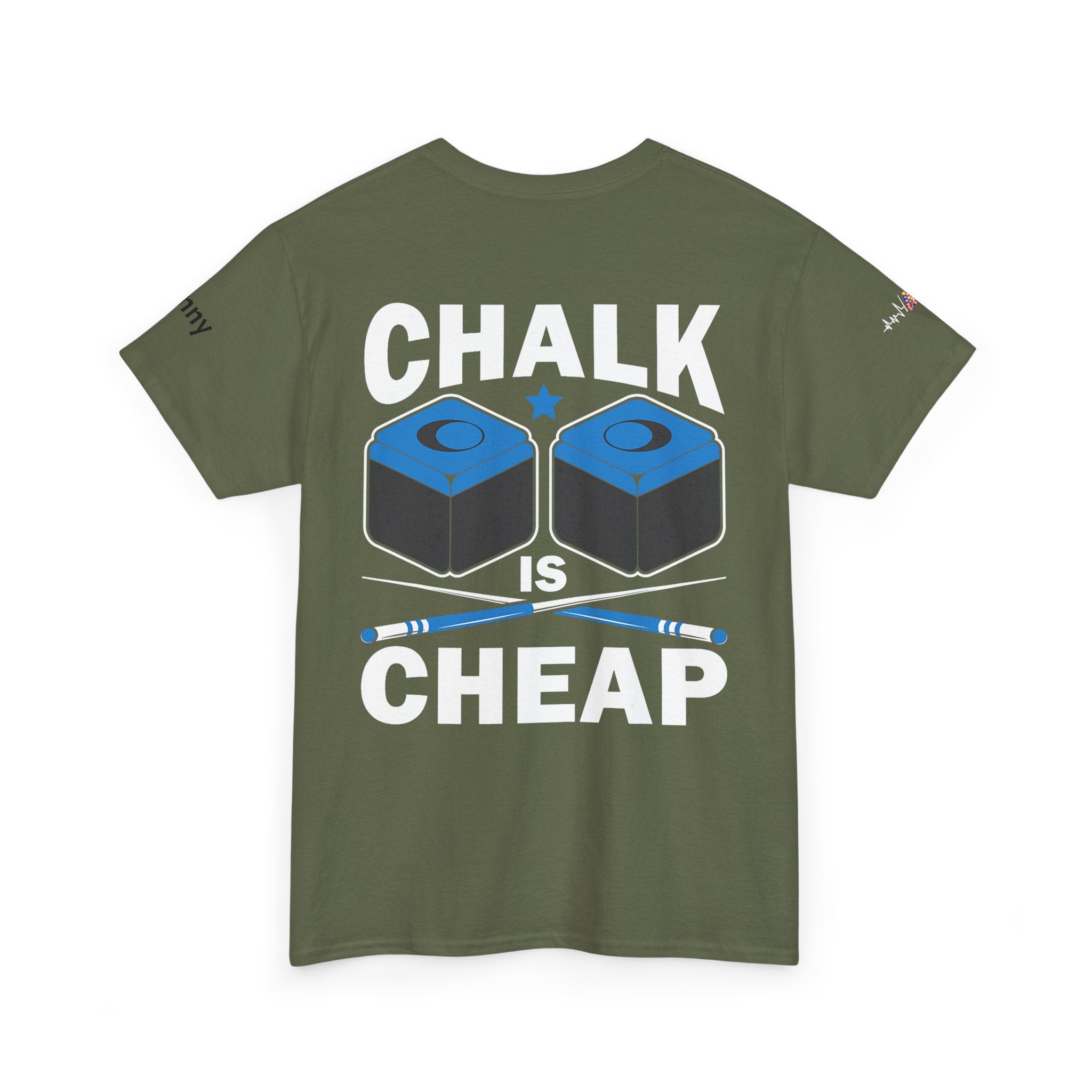 Chalk Is Cheap Billiards Tee — Pool Player Graphic T-Shirt