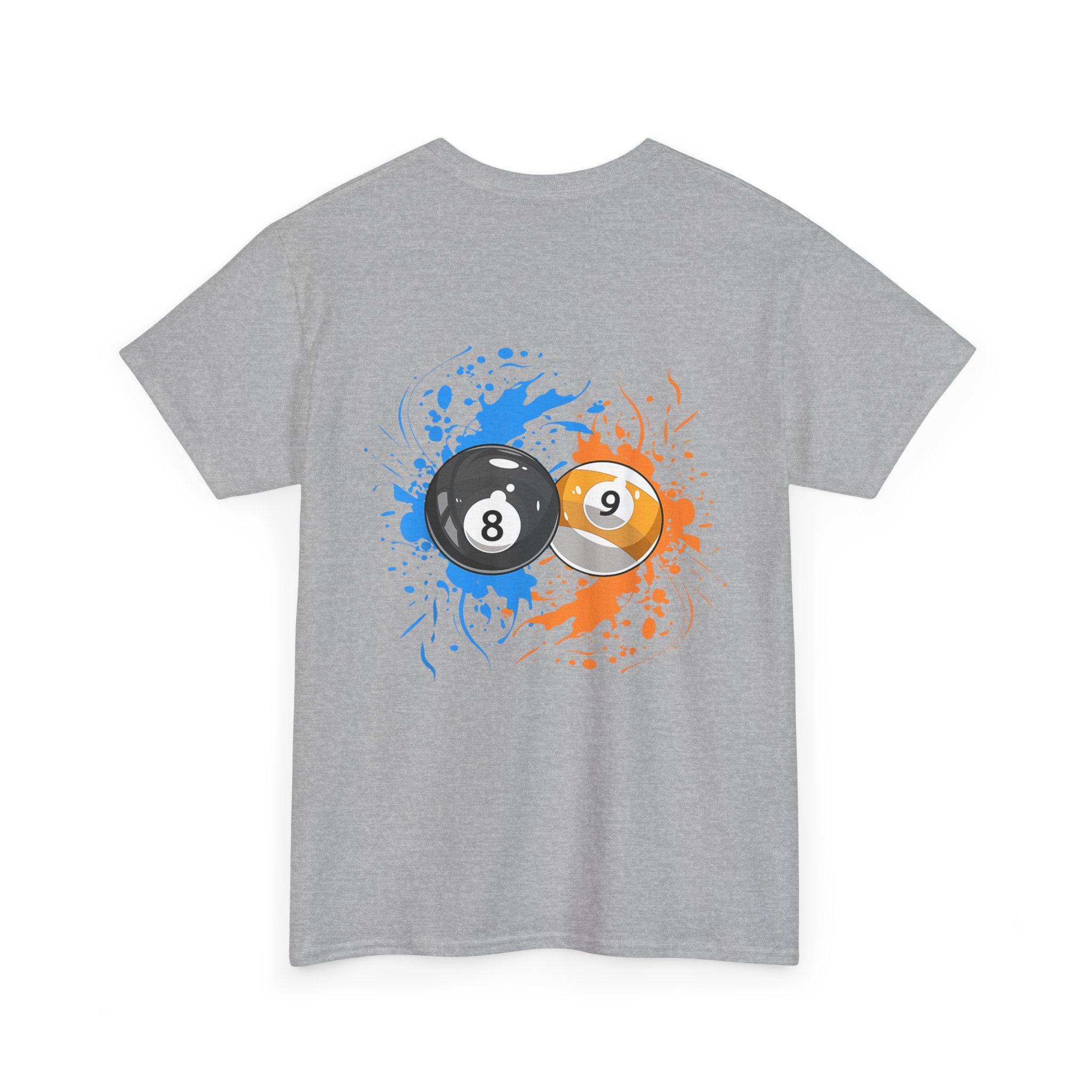 8 & 9 Ball Splash Pool Player T-Shirt