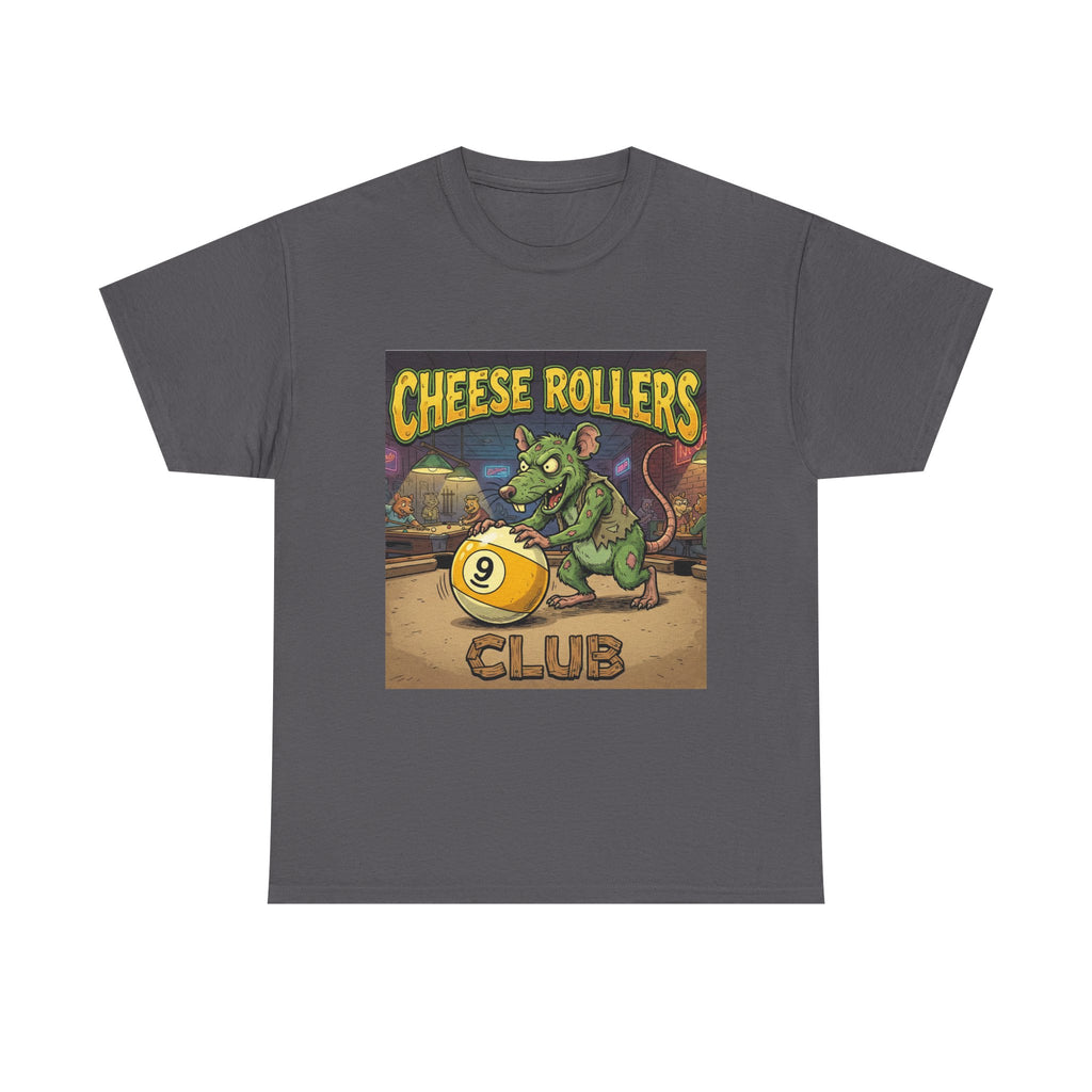 Cheese Rollers Club T-Shirt — Funny 'Pool Shark' Billiards Graphic Tee