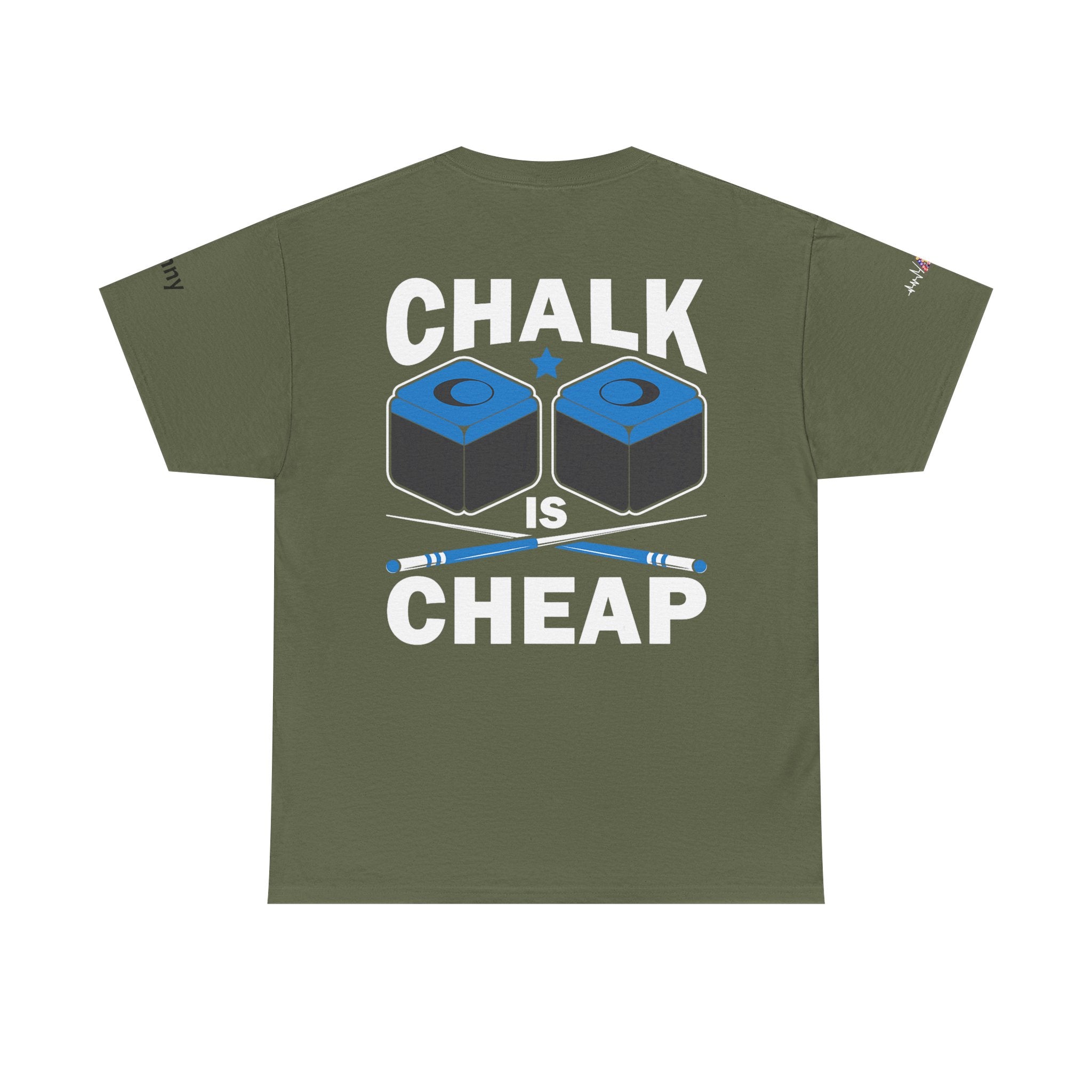 Chalk Is Cheap Billiards Tee — Pool Player Graphic T-Shirt