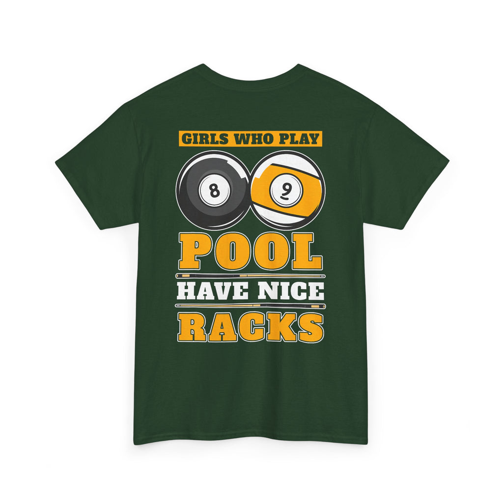 Girls Who Play Pool Racks Graphic T-Shirt