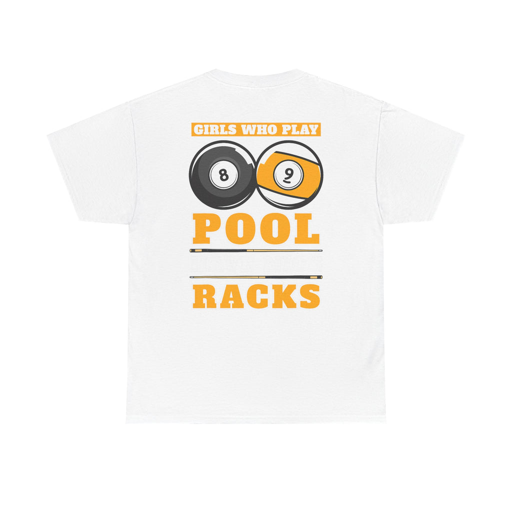 Girls Who Play Pool Racks Graphic T-Shirt