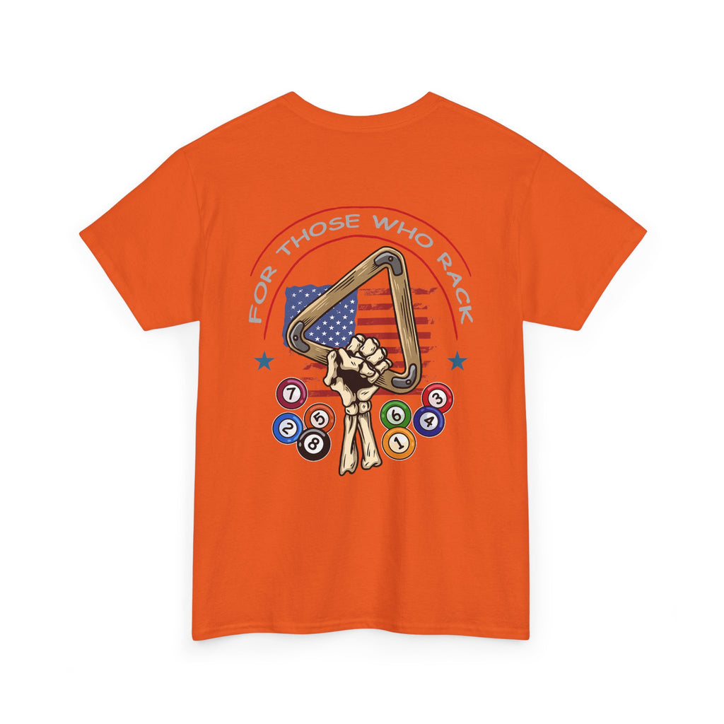 Billiards Tee — "To Those About to Rack" Pool Player Shirt