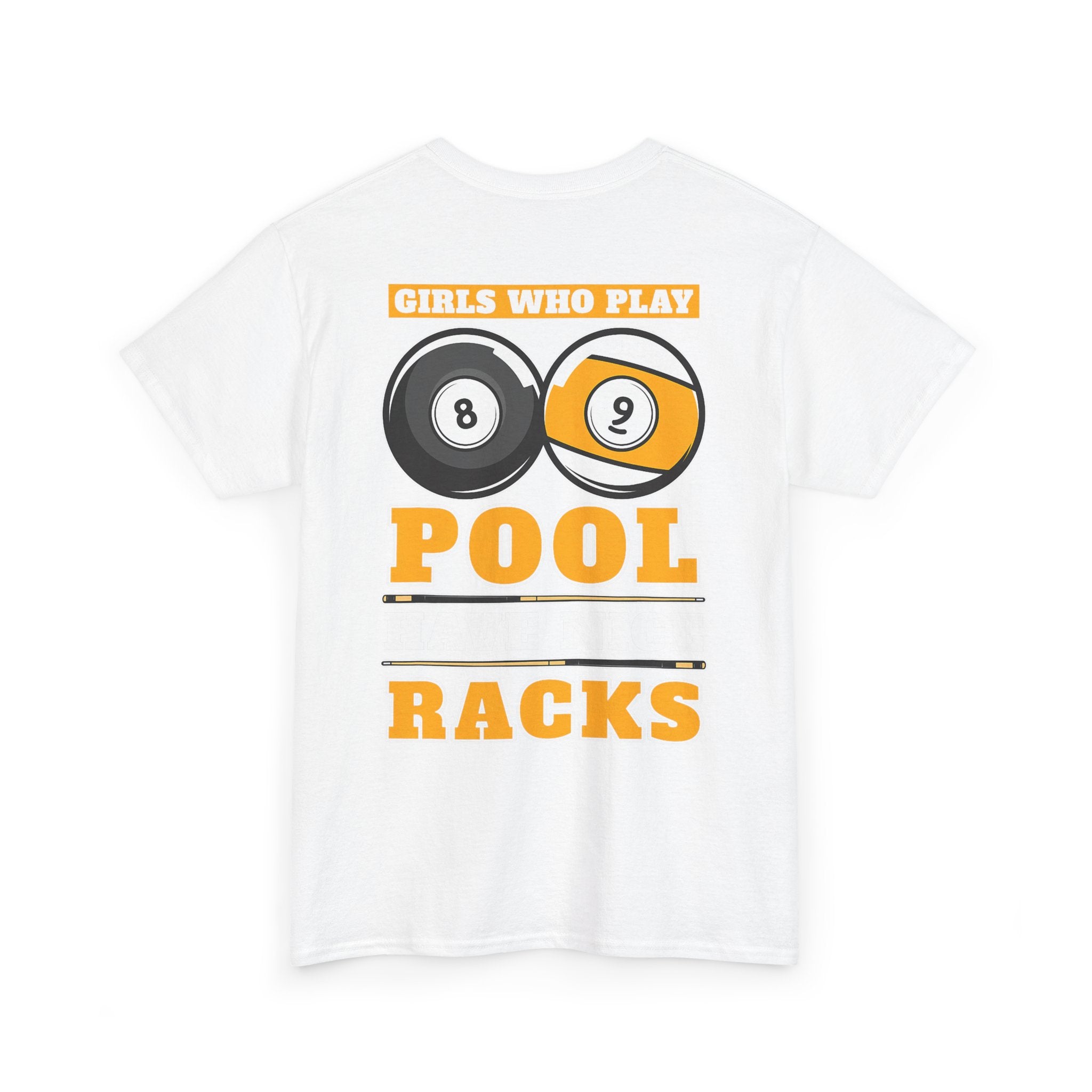 Girls Who Play Pool Racks Graphic T-Shirt