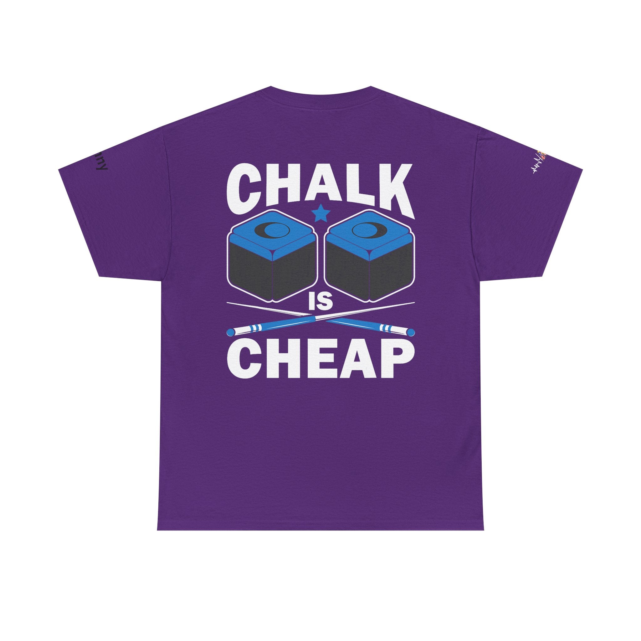 Chalk Is Cheap Billiards Tee — Pool Player Graphic T-Shirt