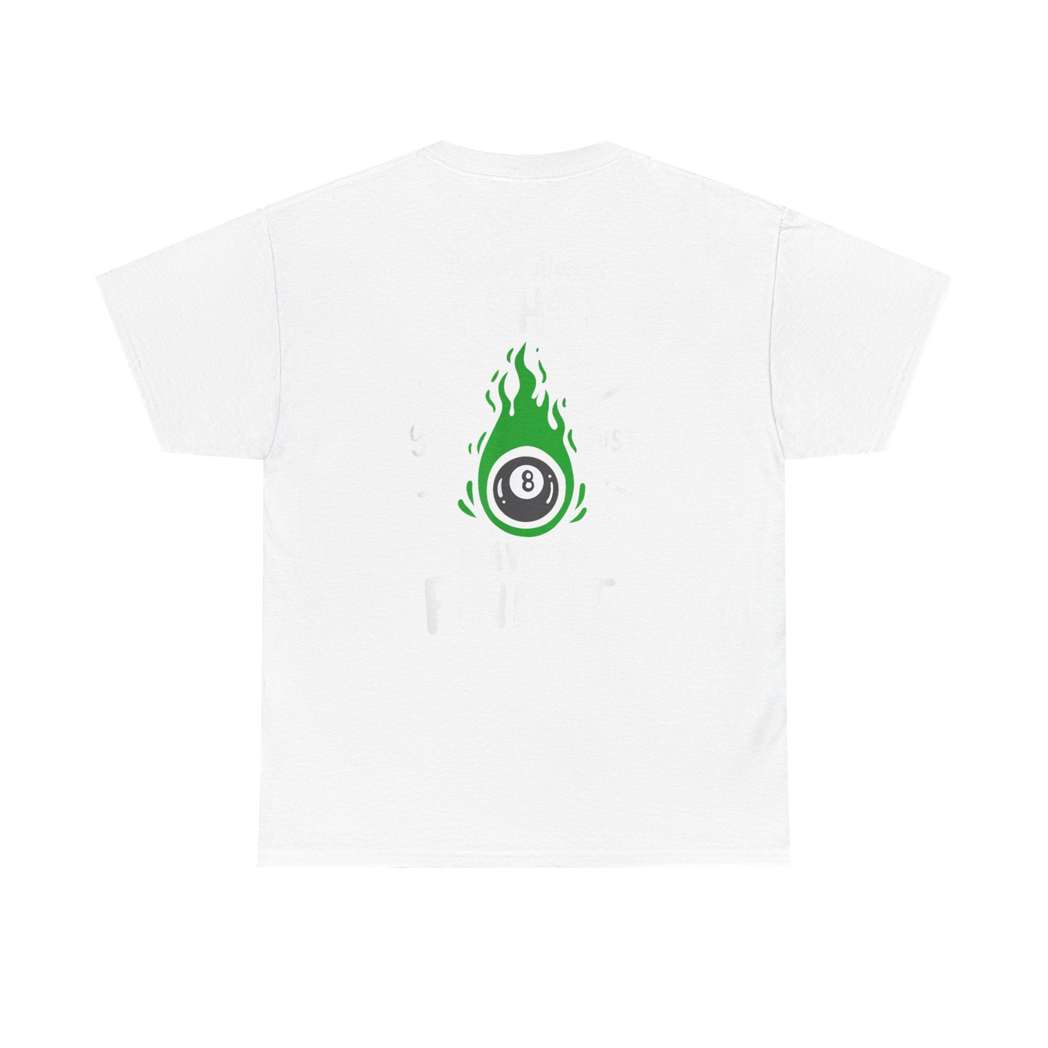 Flaming 8-Ball Tee — Billiards Pool Shirt