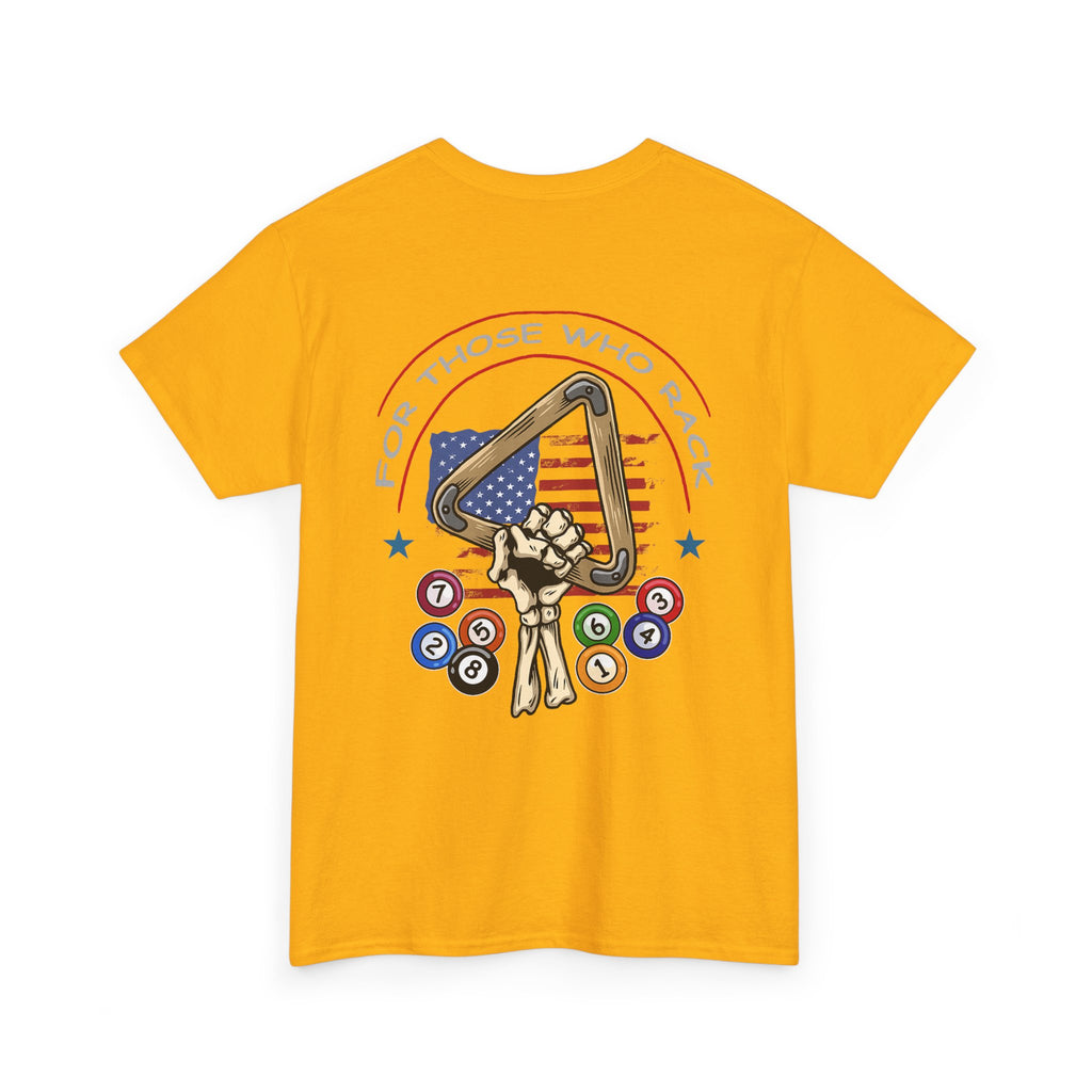 Billiards Tee — "To Those About to Rack" Pool Player Shirt