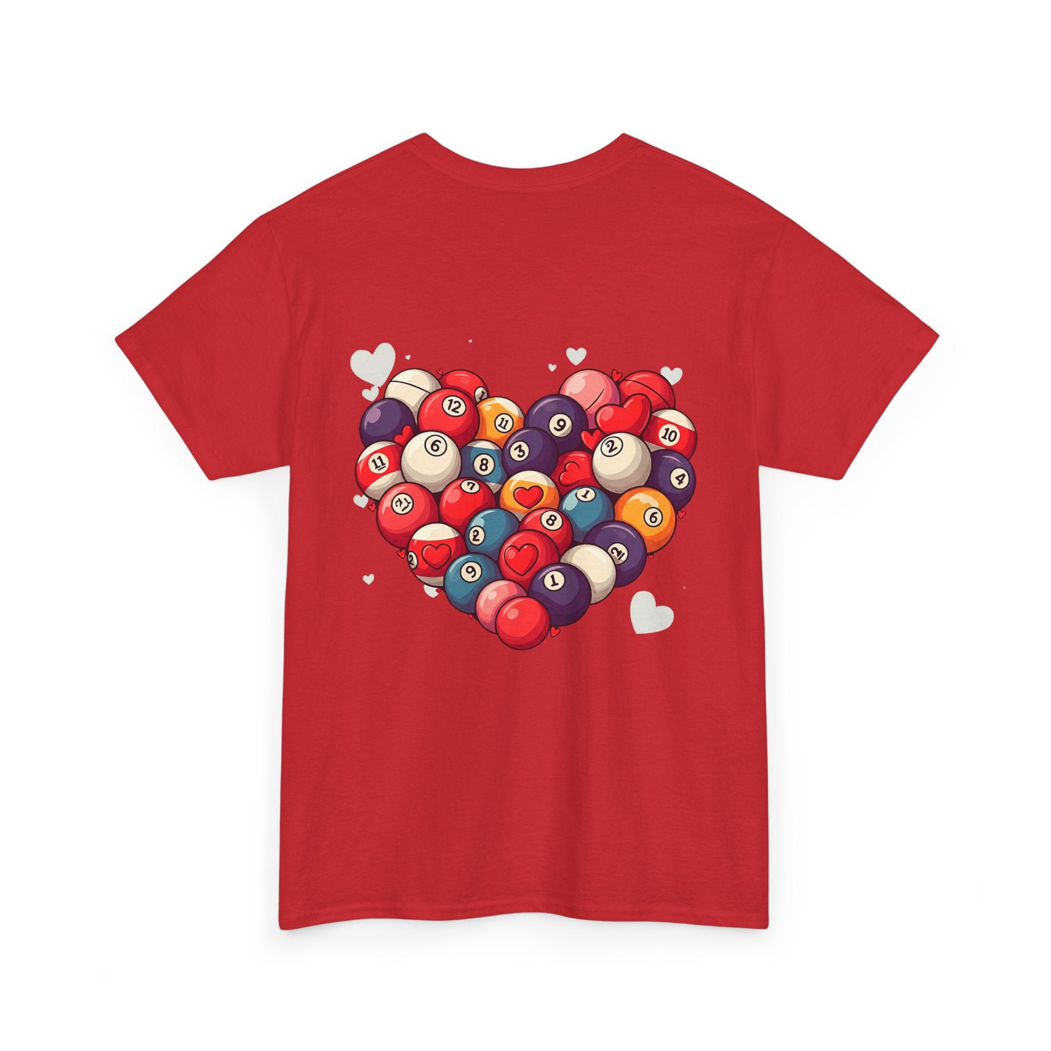 Billiards Heart T-Shirt — Love Pool Graphic Tee